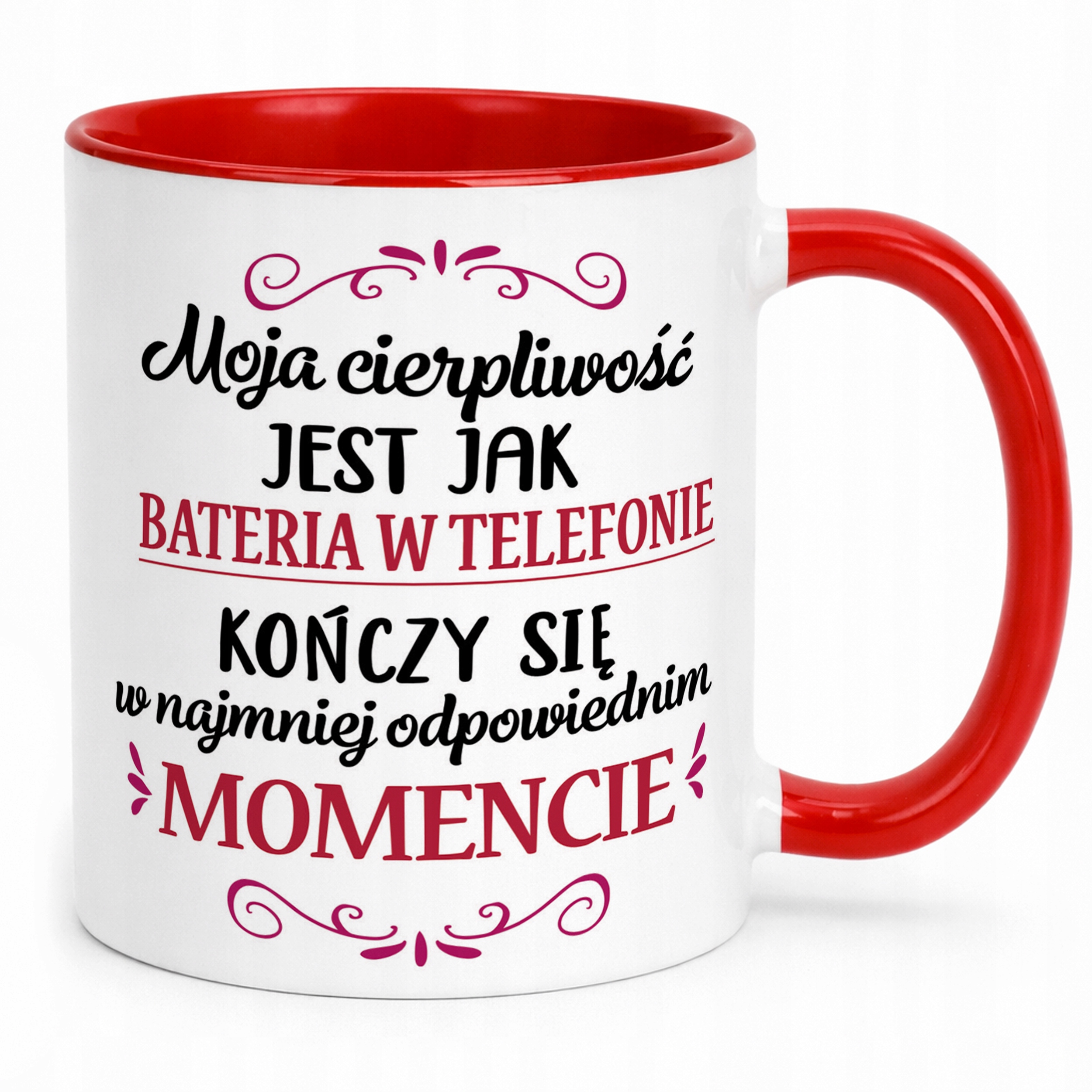 Kubek Czerwony Dzień Kobiet Dla Kobiety Dziewczyny Prezent Upominek