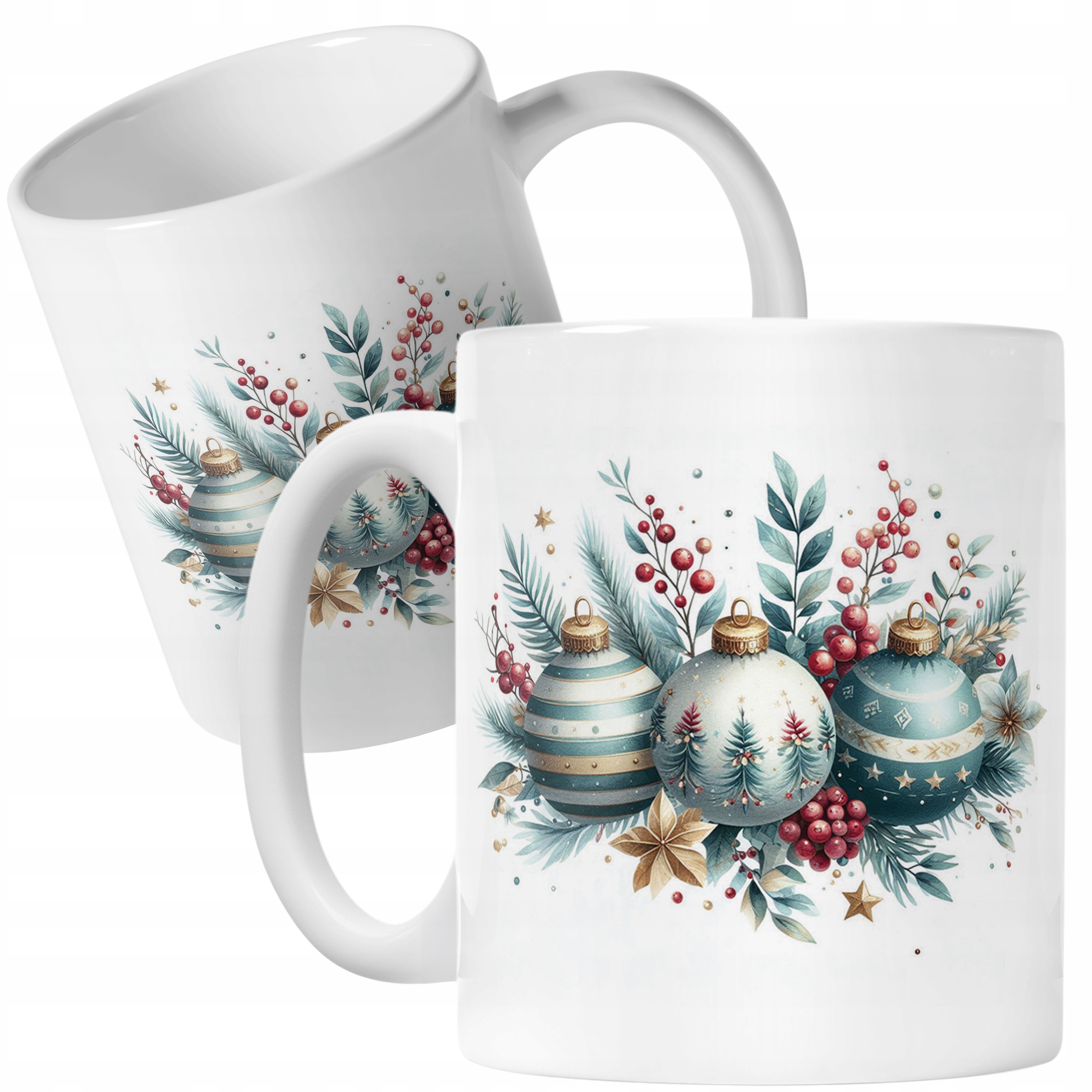 Kubek Ceramiczny Świąteczny Boże Narodzenie Mikołajki Prezent Upominek