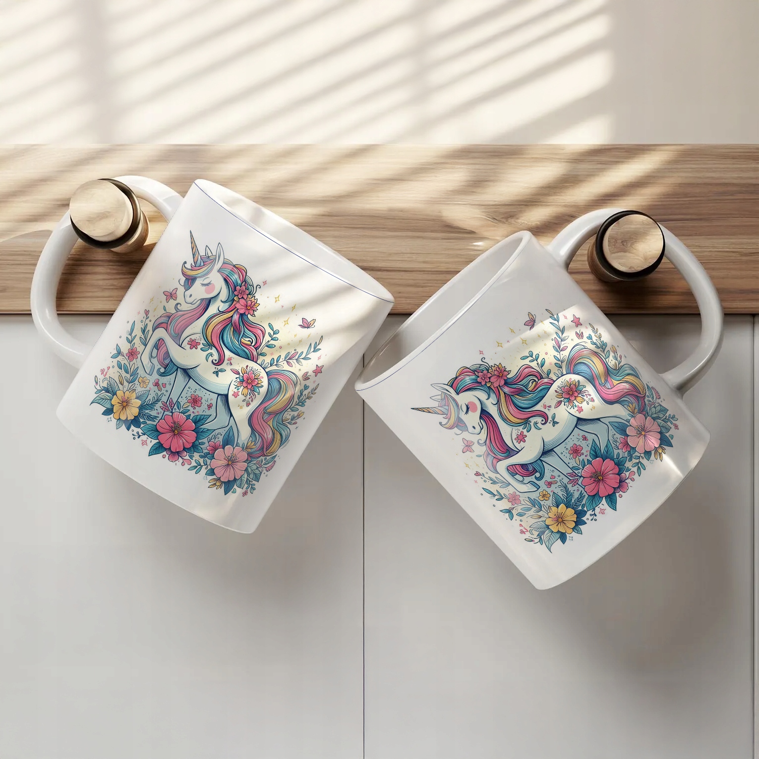 Kubek ceramiczny Z Koniem Jednorożcem Jednorożec Dla Dzieci Prezent