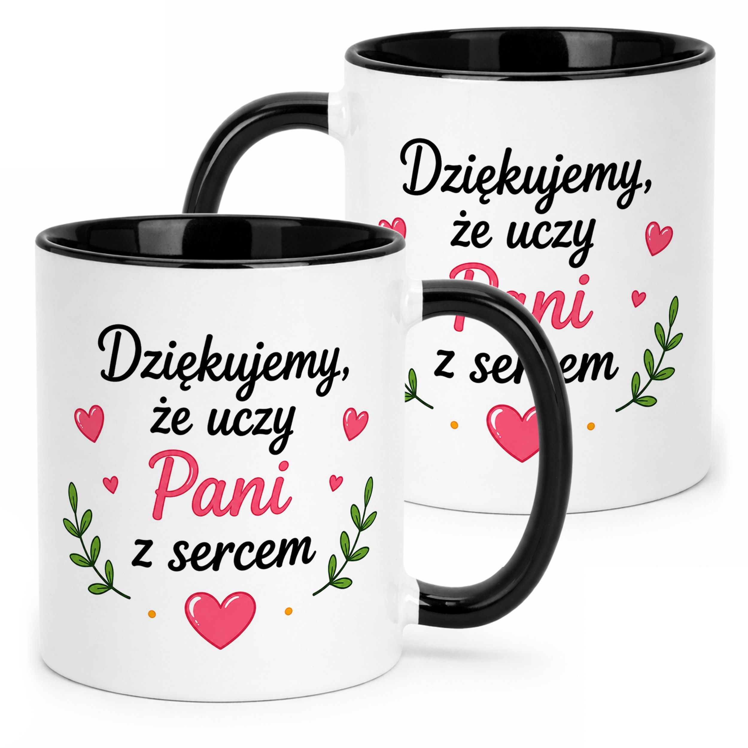 Kubek Czarny Dzień Nauczyciela Dla Nauczycielki Prezent Upominek