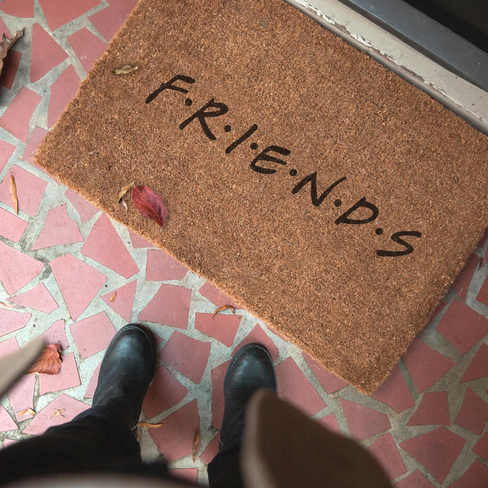 Wycieraczka FRIENDS Przyjaciele Prezent pod drzwi do domu kokosowa 60×40