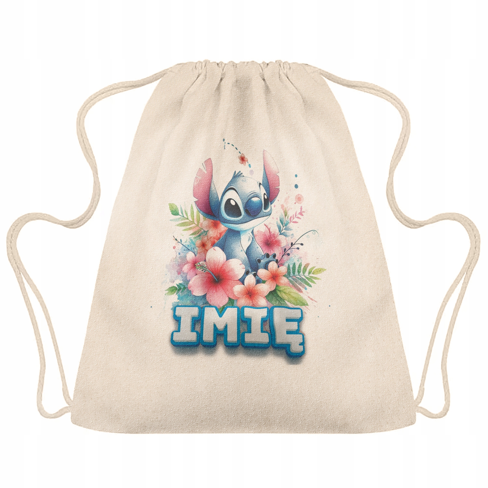 Plecak bawełniany Z imieniem Lilo i Stitch Dla Dzieci Do Szkoły Przedszkola