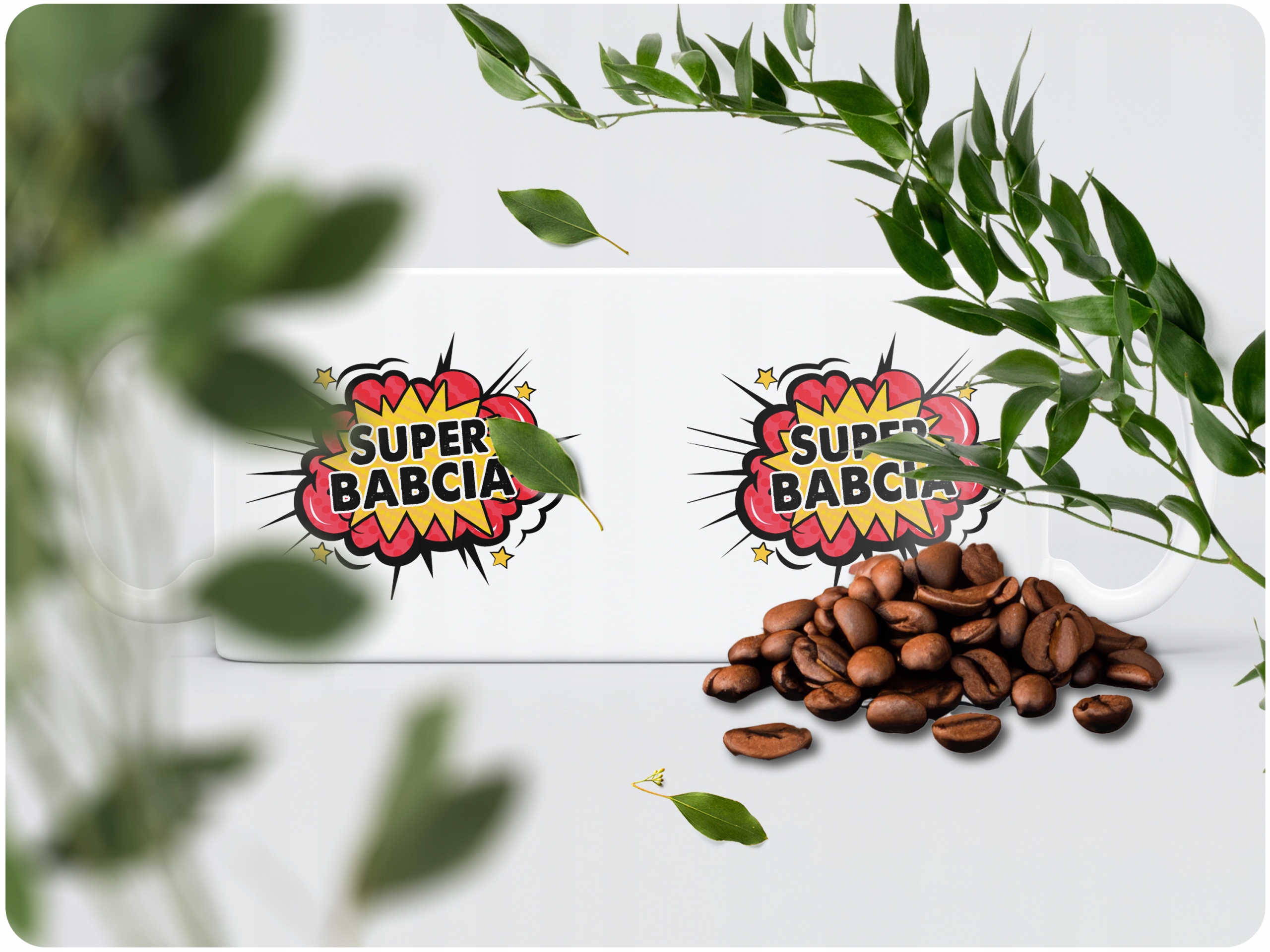 Kubek ceramiczny 330 ml Na Dzień Babci Prezent Upominek Super Babcia