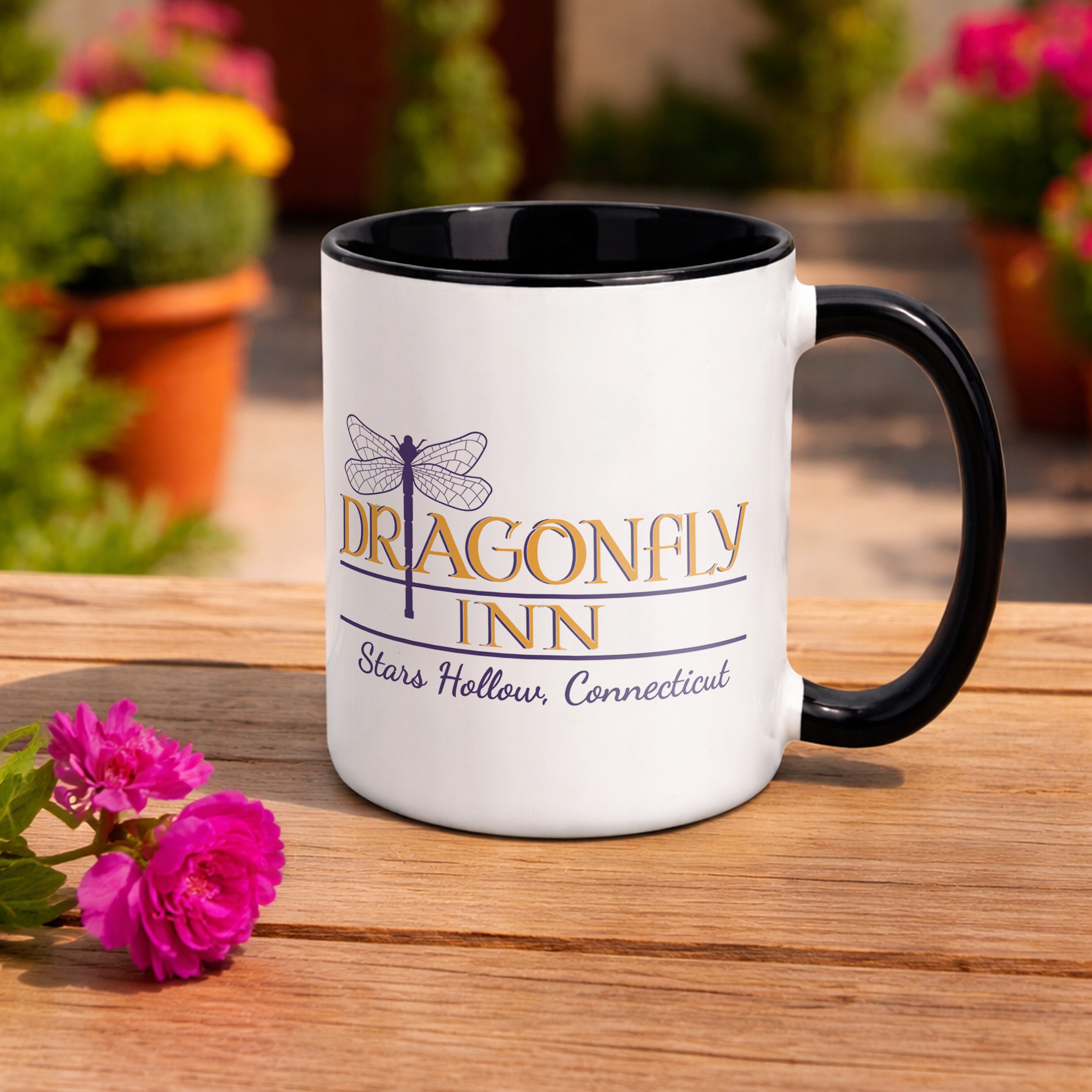 Kubek Czarny Gilmore Girls Dla Fanów Serialu Dragonfly Inn