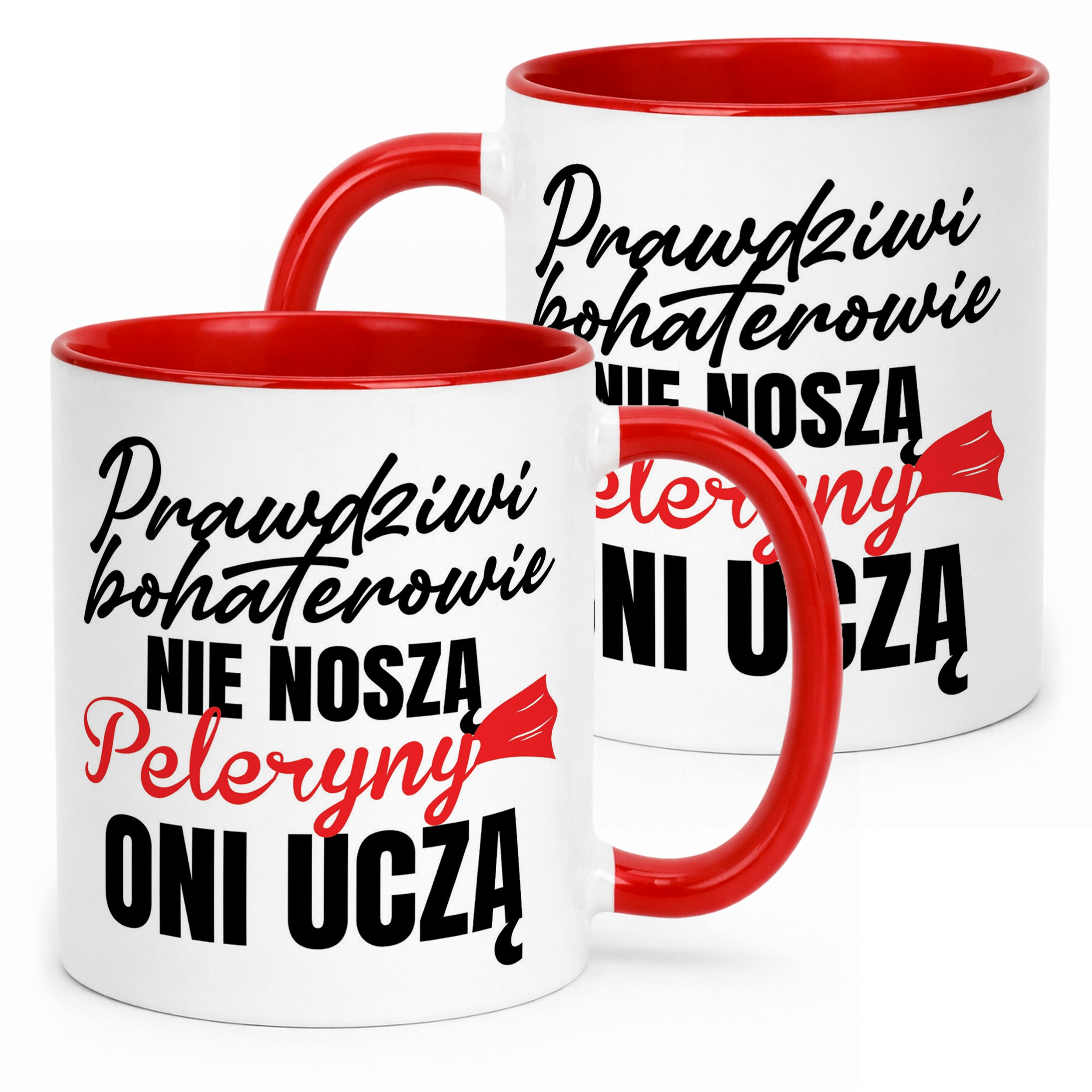 Kubek Czerwony Dla Nauczyciela Nauczycielki Dzień Nauczyciela Prezent
