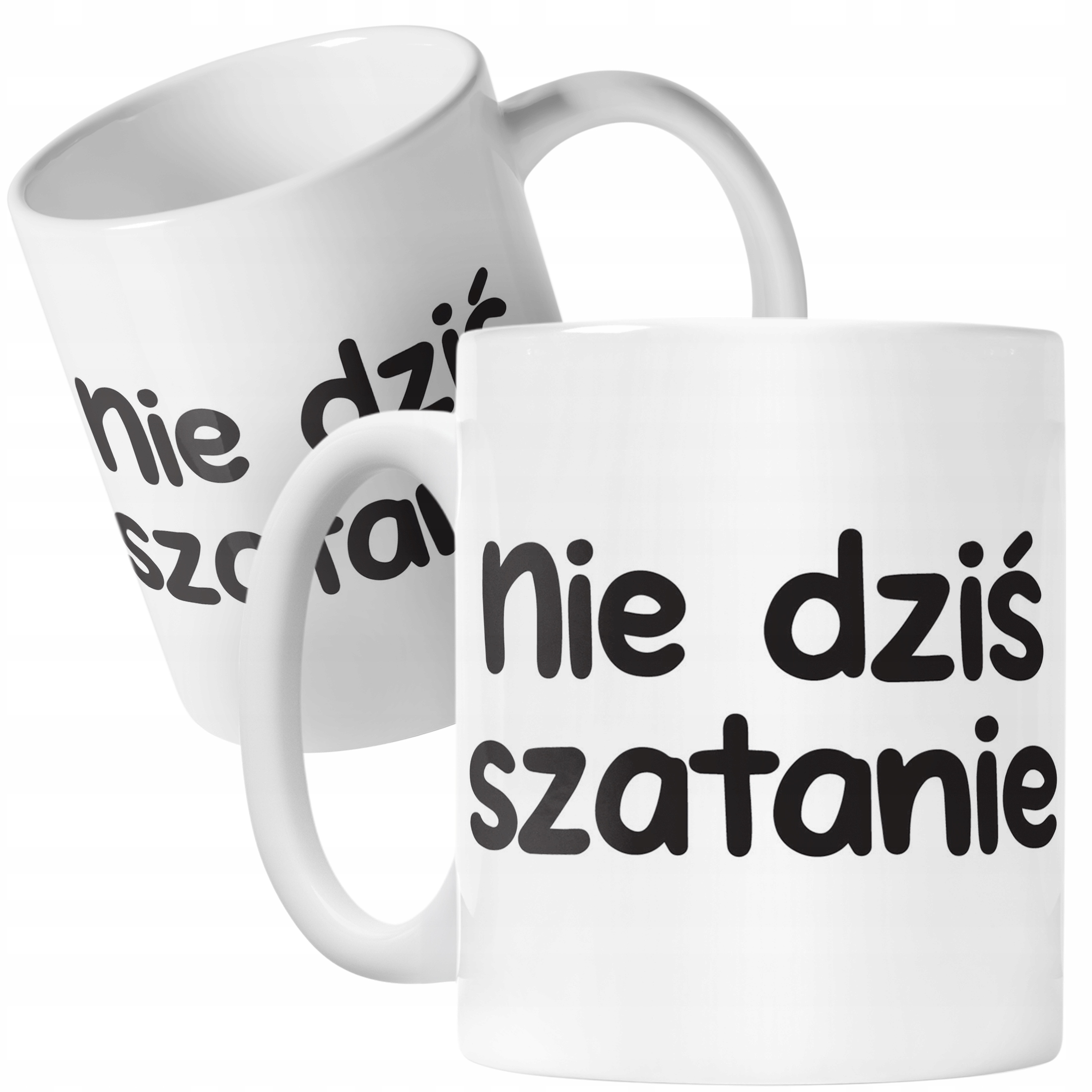 Kubek ceramiczny Nie Dziś Szatanie Śmieszny Zabawny Prezent