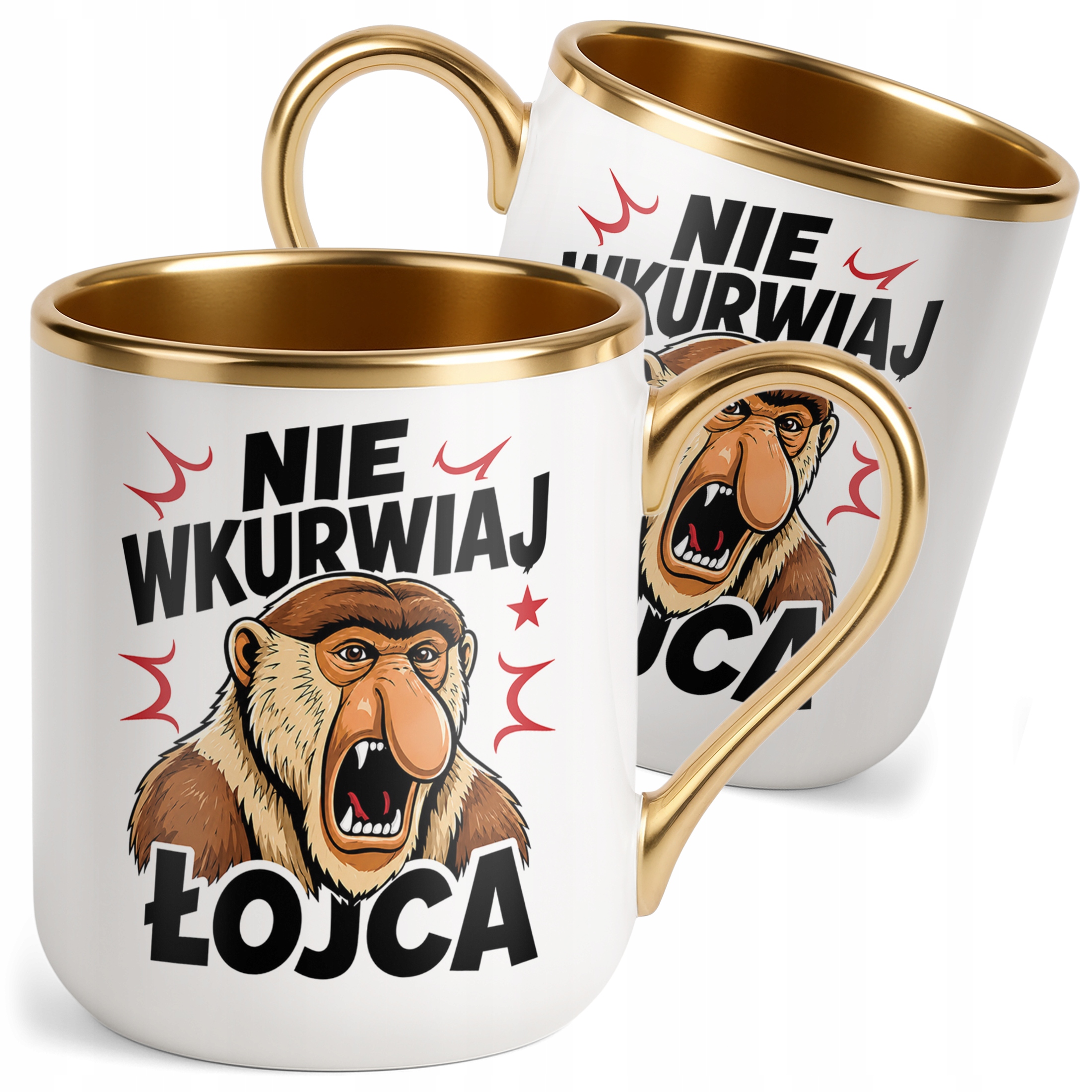 Kubek Premium Złoty prezent dla taty upominek na Dzień Ojca