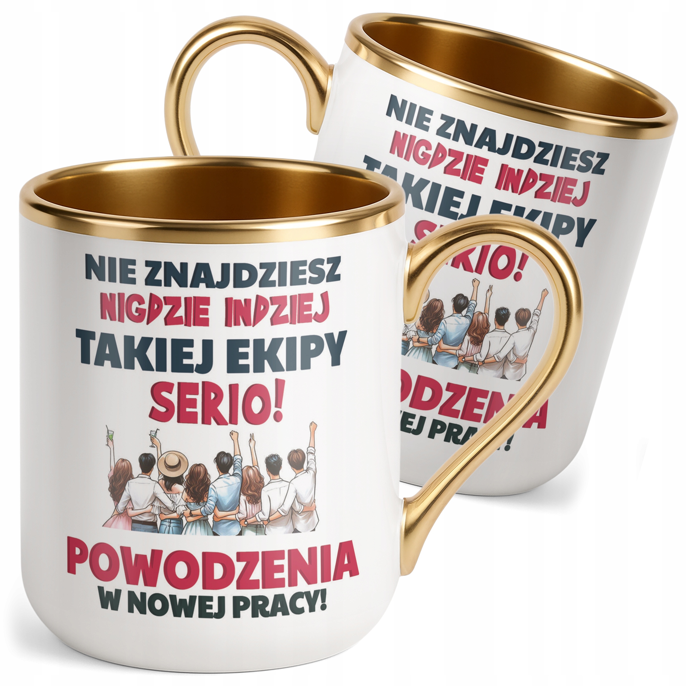 Kubek Premium Złoty Pożeganie Odejście z Pracy Prezent Upominek