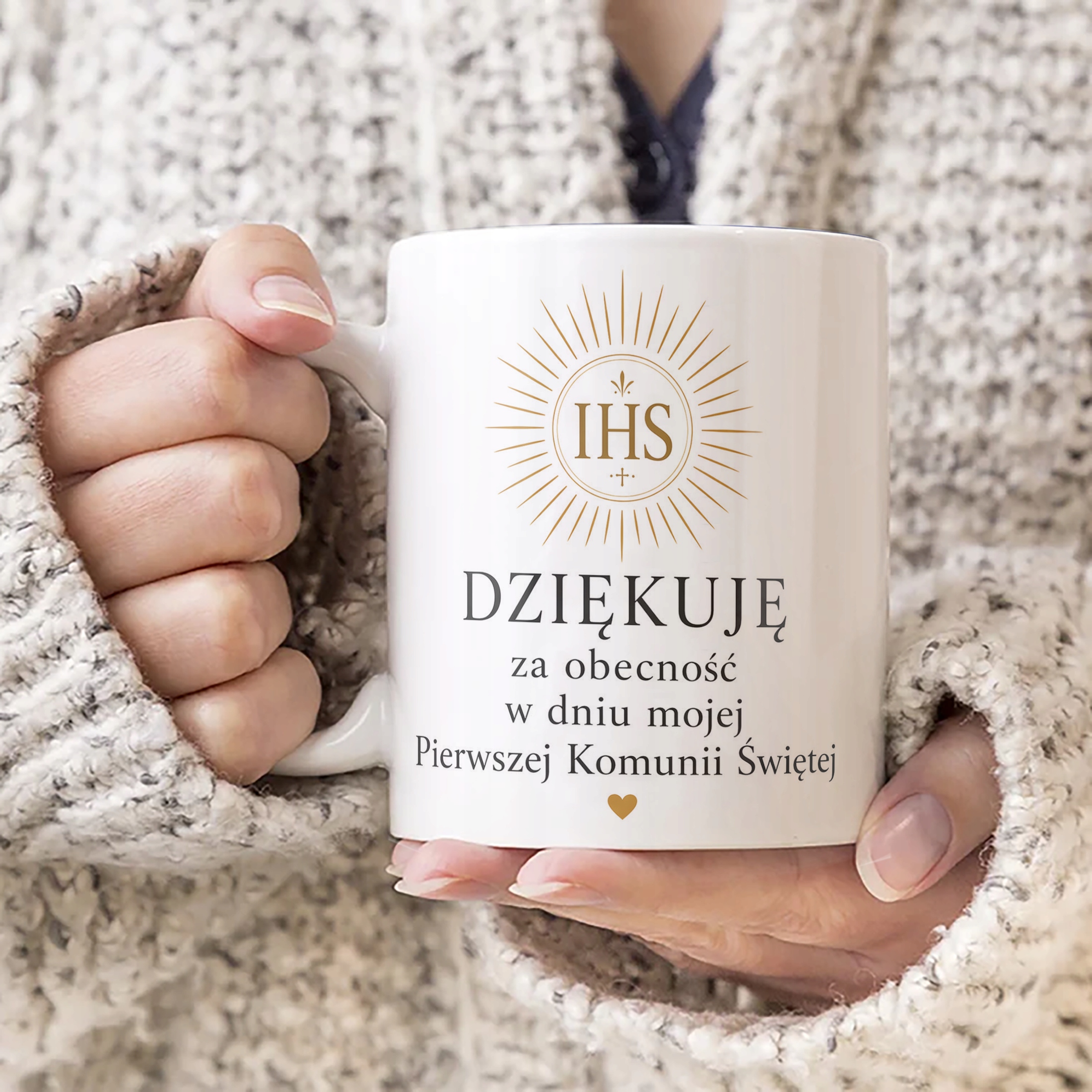 Kubek Ceramiczny Pierwsza Komunia Święta Pamiątka Prezent Upominek