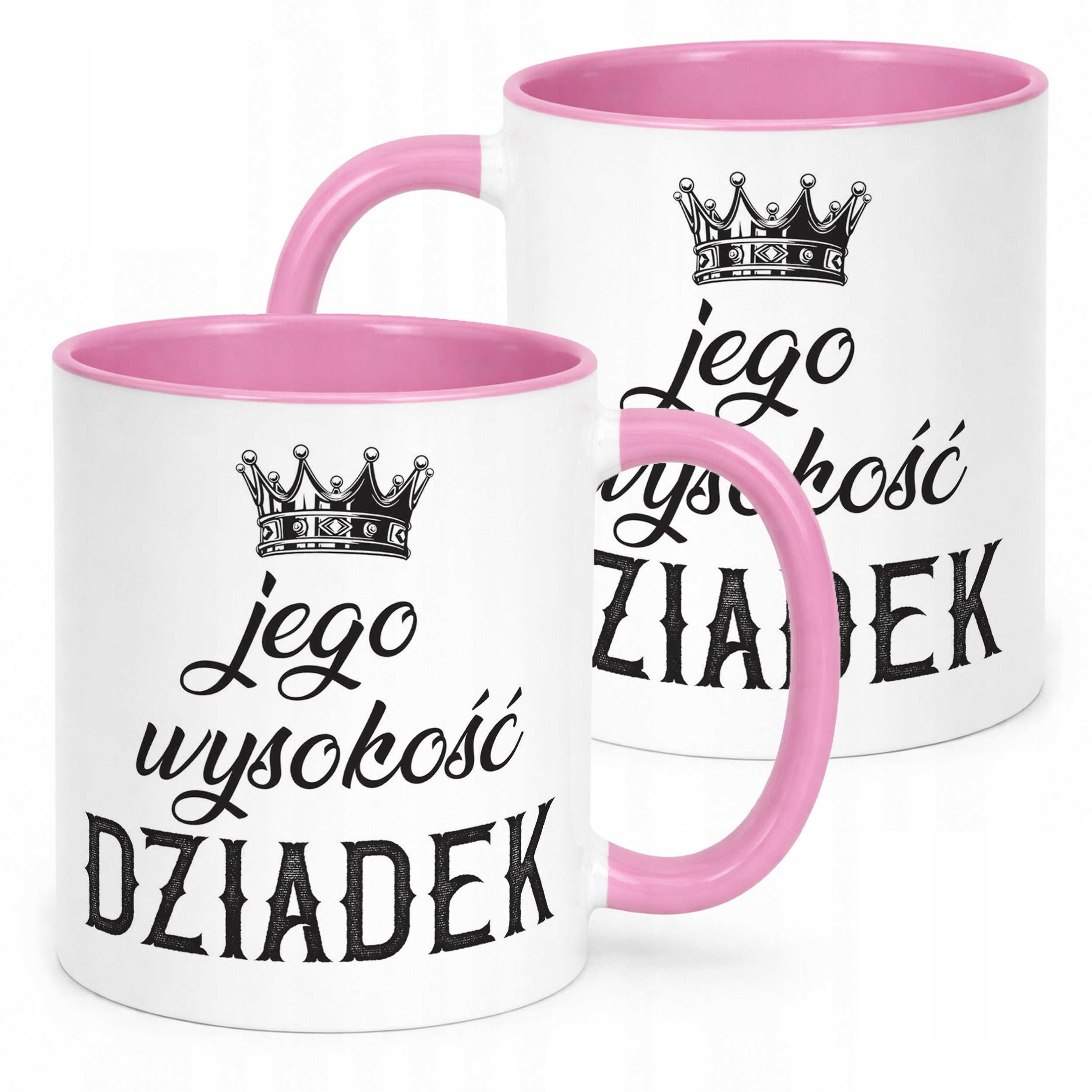 Kubek Różowy Dzień Dziadka Dla Dziadka Prezent Upominek