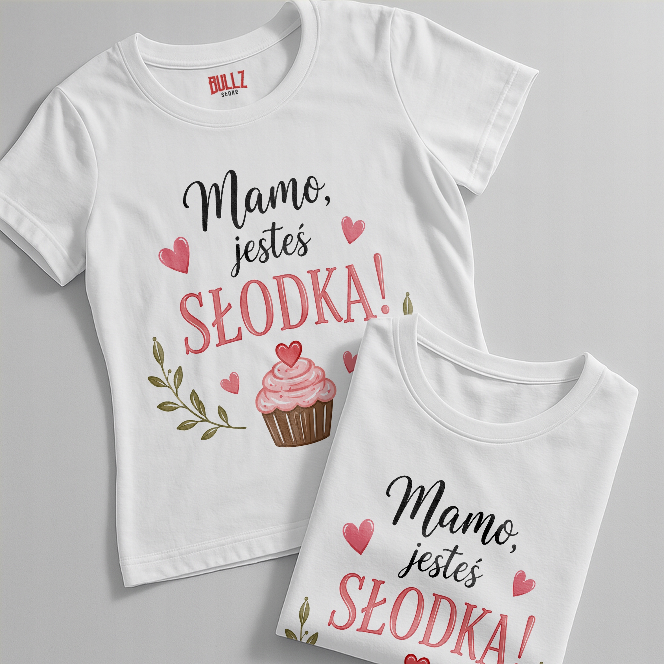 Koszulka biała damska Dzień Matki Dla Mamy Prezent Upominek r. S