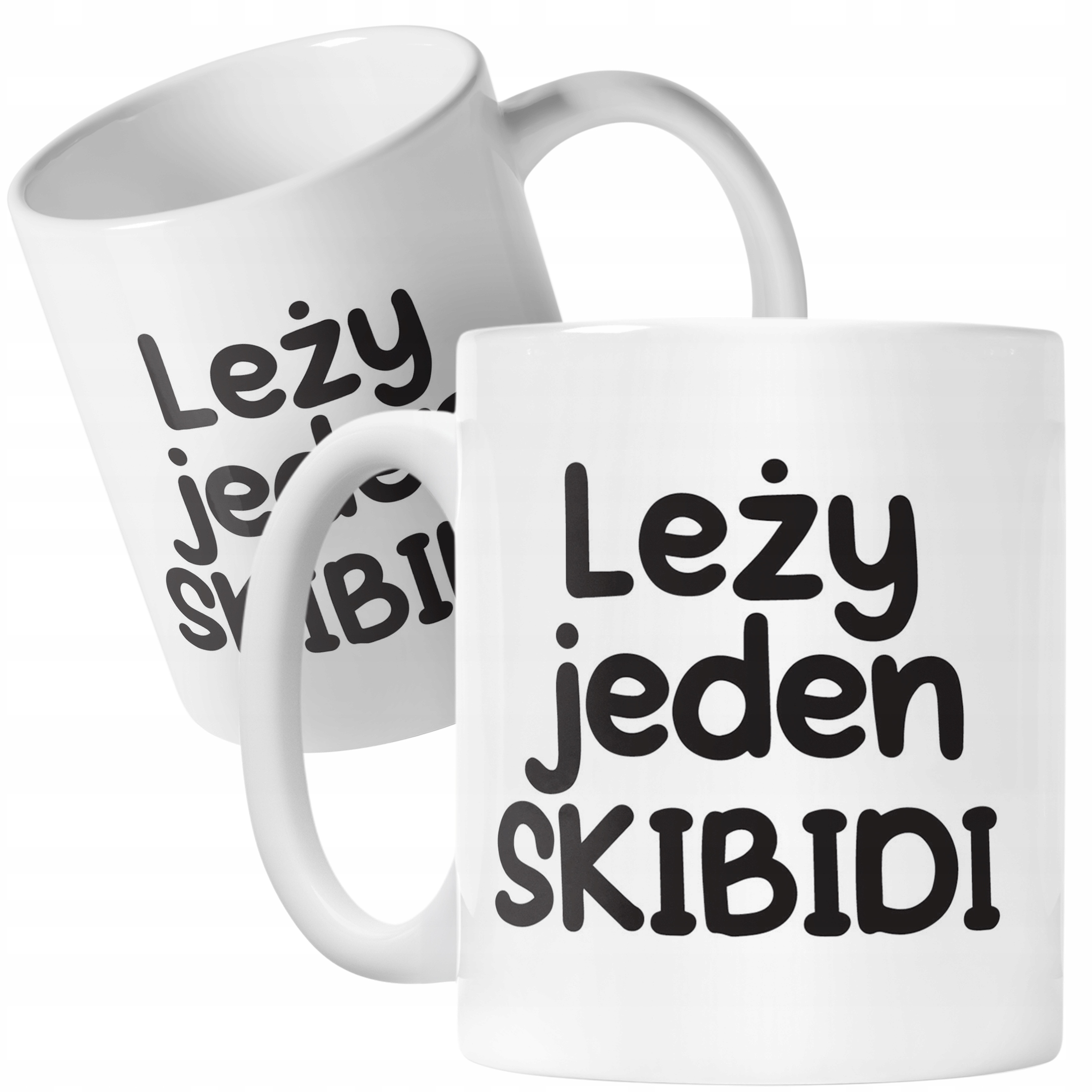 Kubek ceramiczny Leży Jeden Skibidi Śmieszny Zabawny Prezent