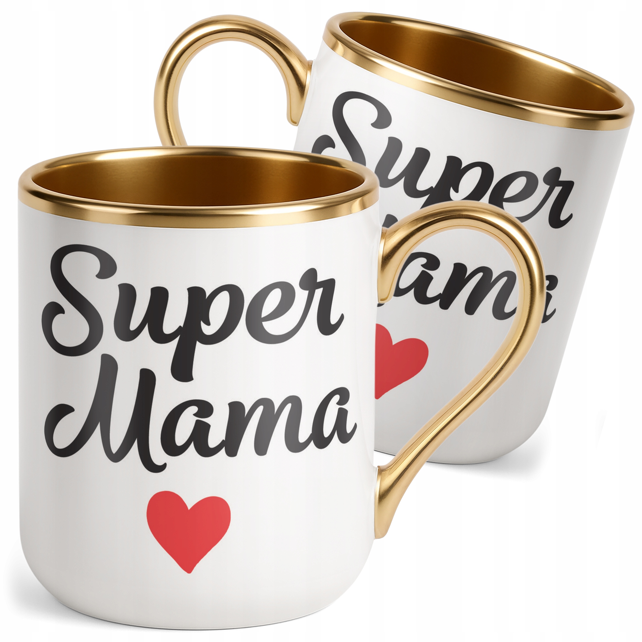 Kubek Premium Złoty Dzień Matki Dla Mamy Prezent Upominek Super Mama
