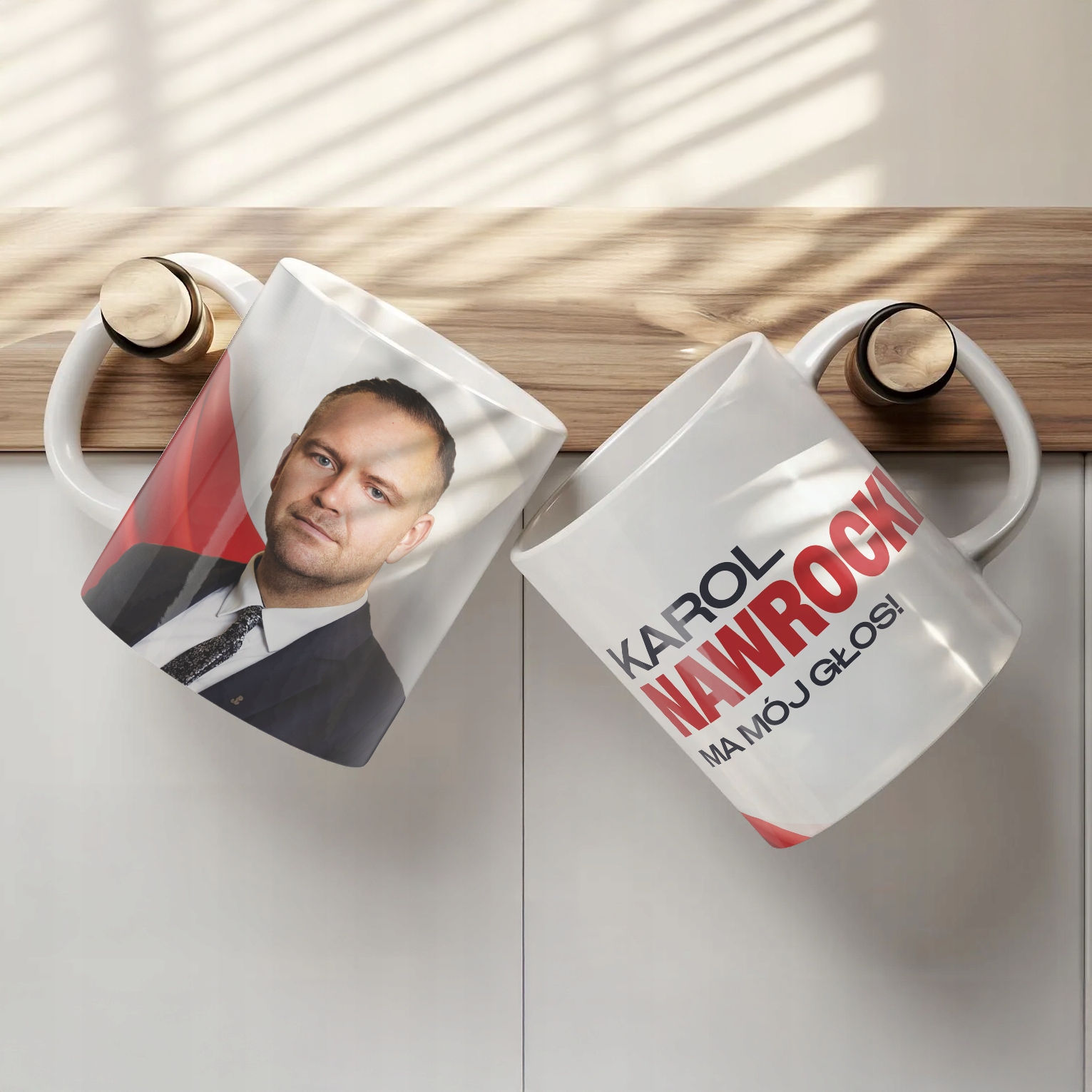 Kubek ceramiczny Karol Nawrocki Ma Mój Głos #Nawrocki2025 PiS