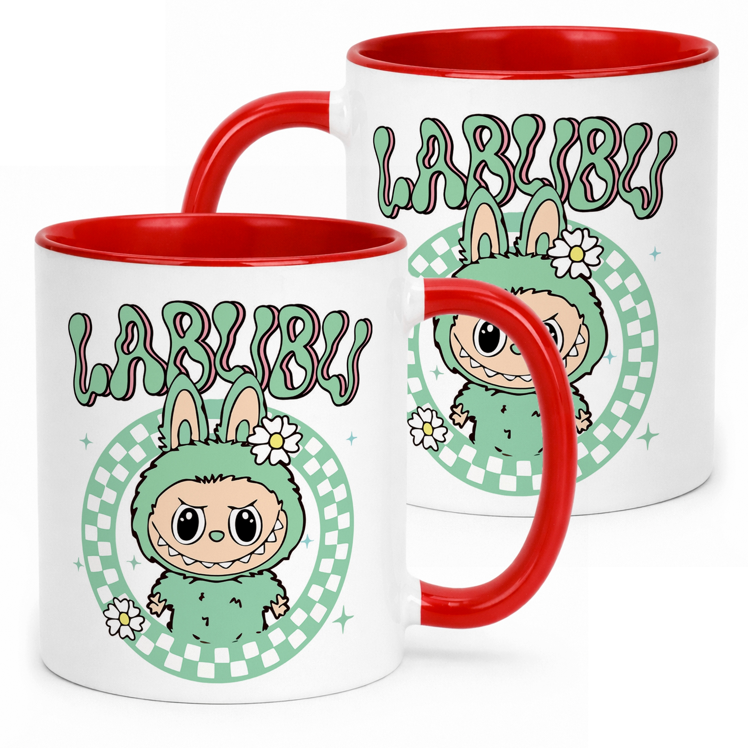 Kubek ceramiczny Labubu Dla Dzieci Prezent Urocze Potworki