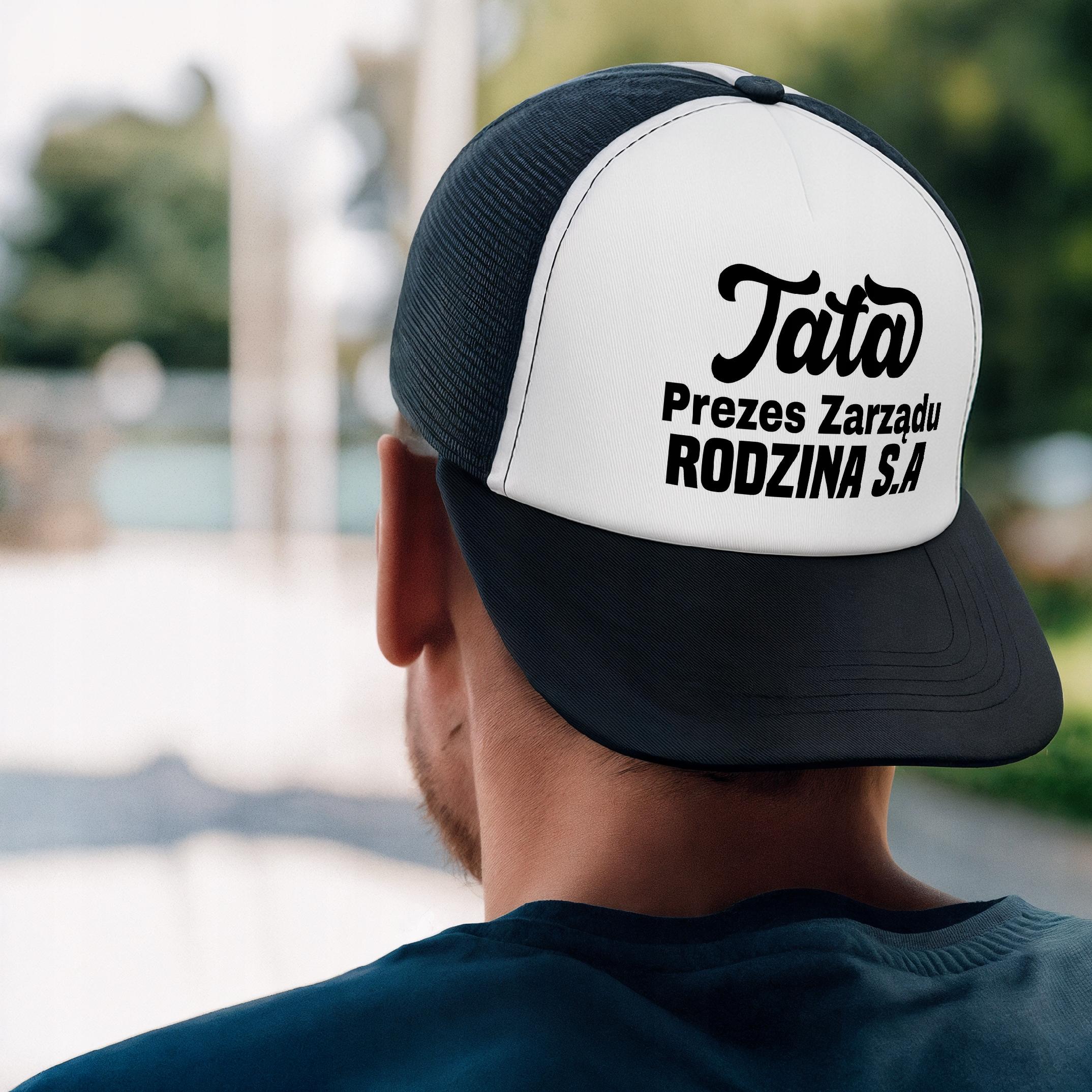 Czapka z daszkiem Trucker z nadrukiem na Dzień Ojca Prezent