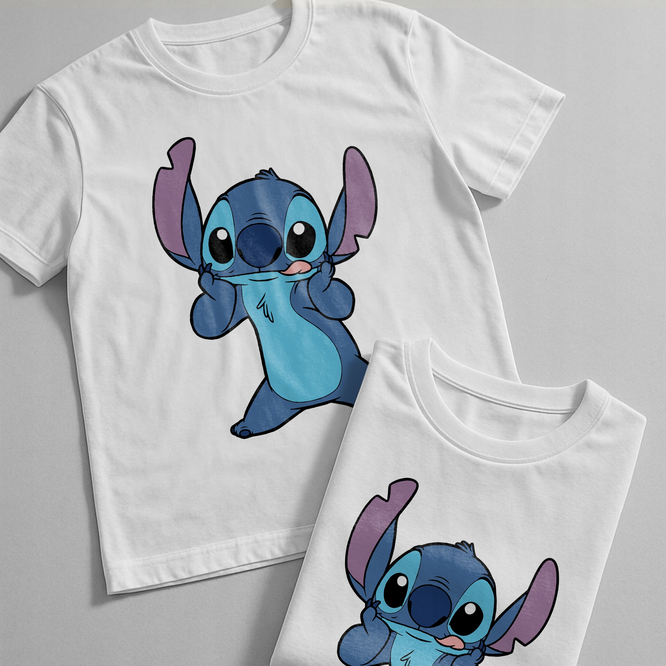 Koszulka biała dziecięca Stitch Lilo i Stich Dla Fanów