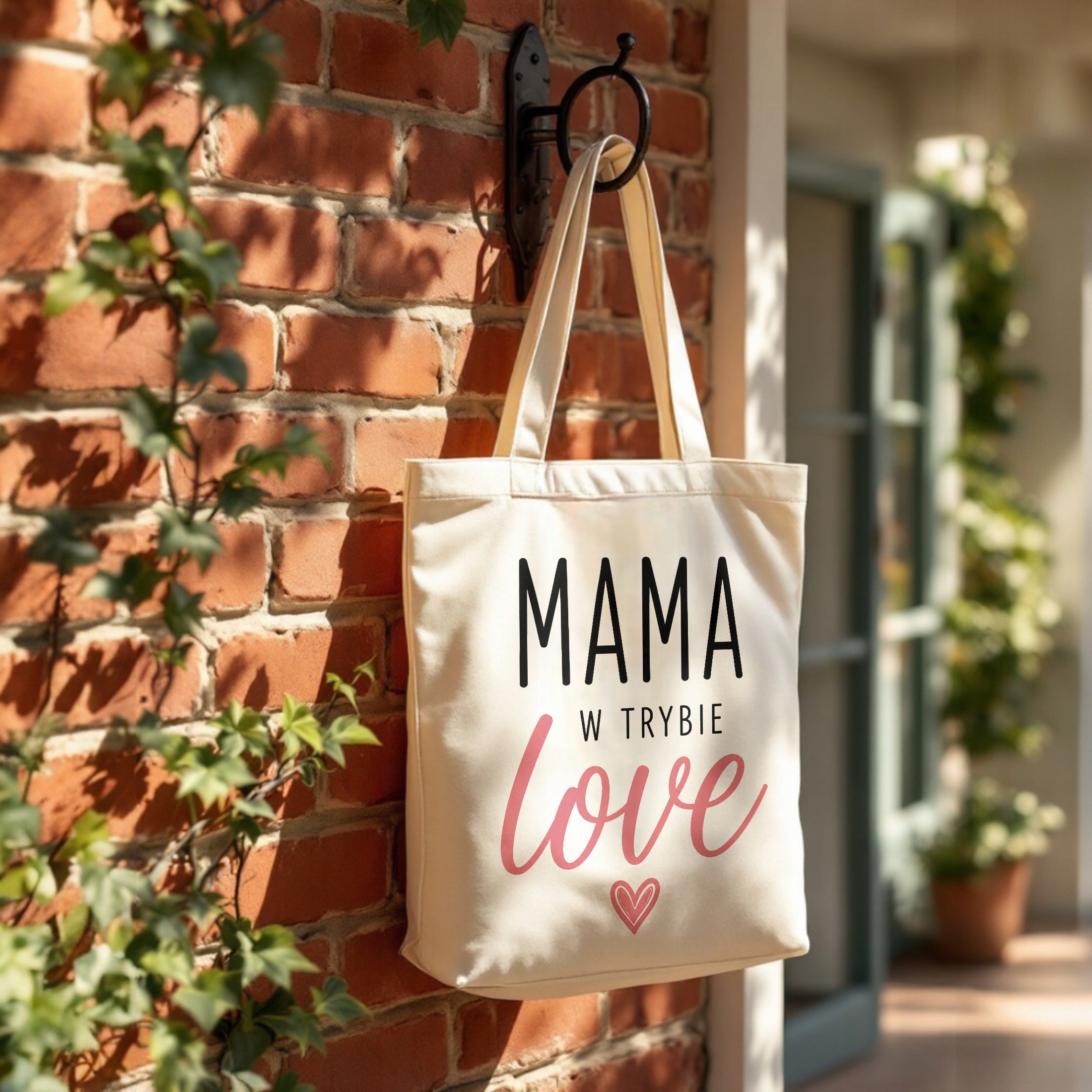 Torba bawełniana premium dla mamy prezent na Dzień Matki piękny upominek