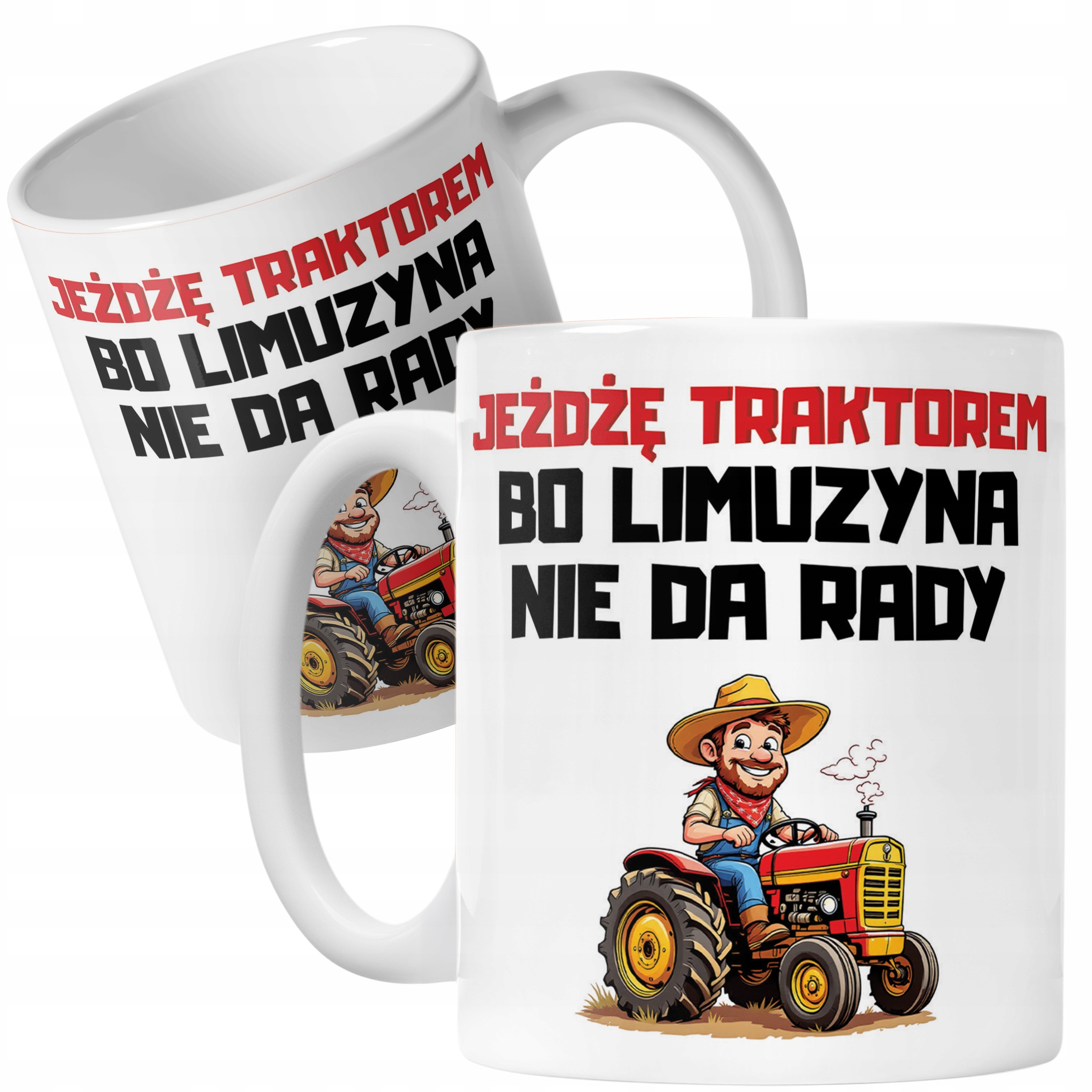 Kubek ceramiczny Rolnik Dla Rolnika Traktor Zabawny Prezent Upominek