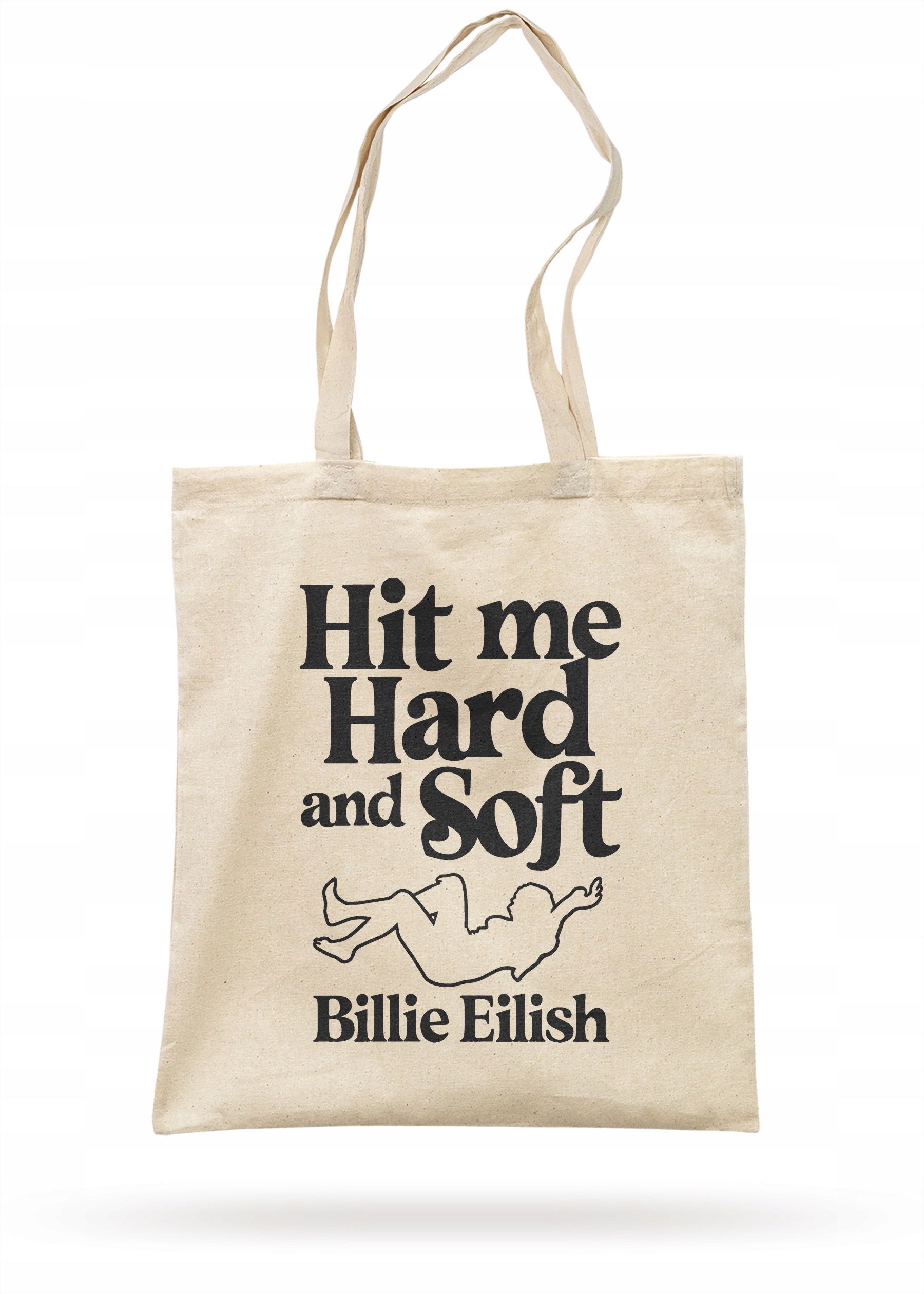 Torba bawełniana na zakupy 42×38 Billie Eilish Hit me hard and soft