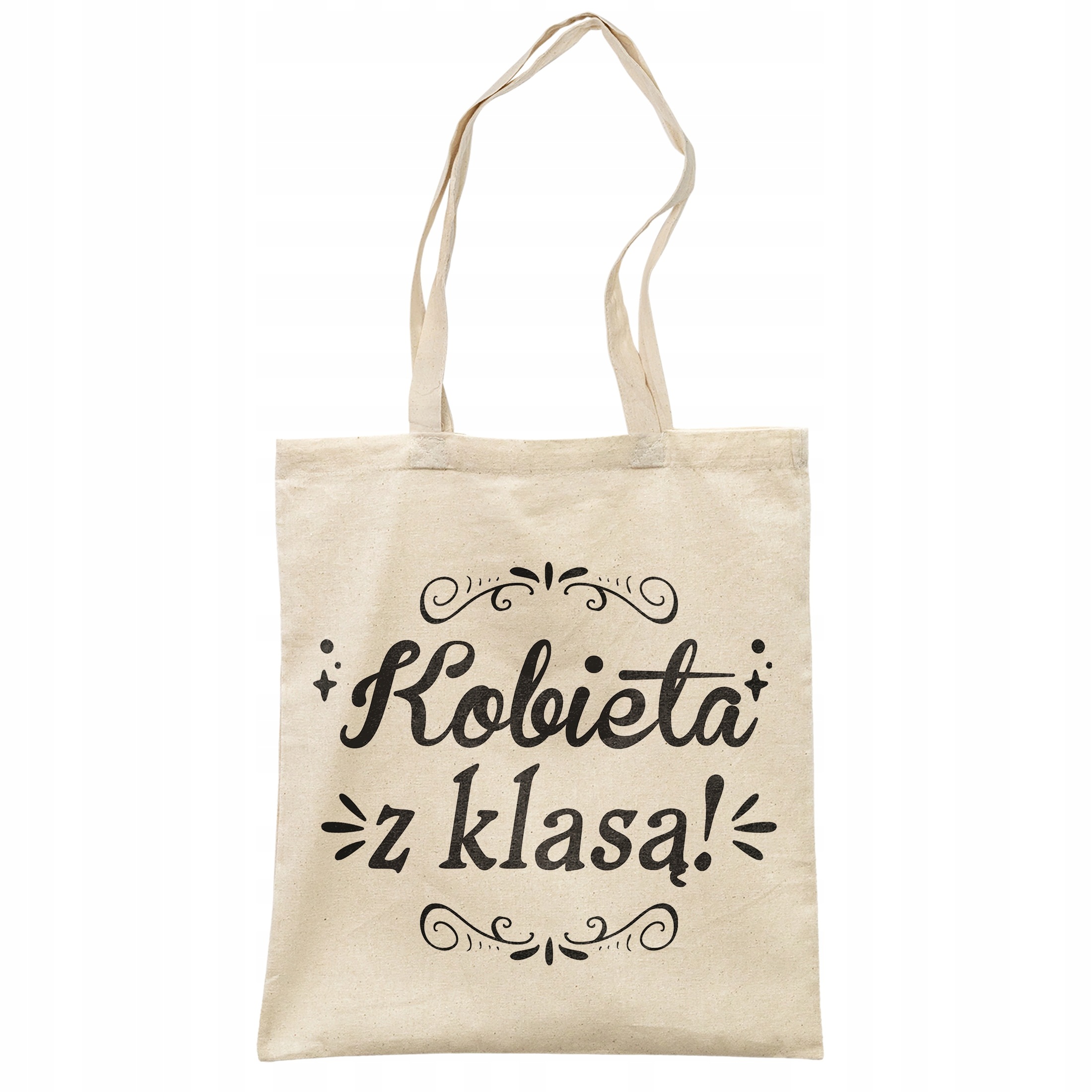 Torba bawełniana na zakupy prezent na Dzień Kobiet Kobieta z Klasą