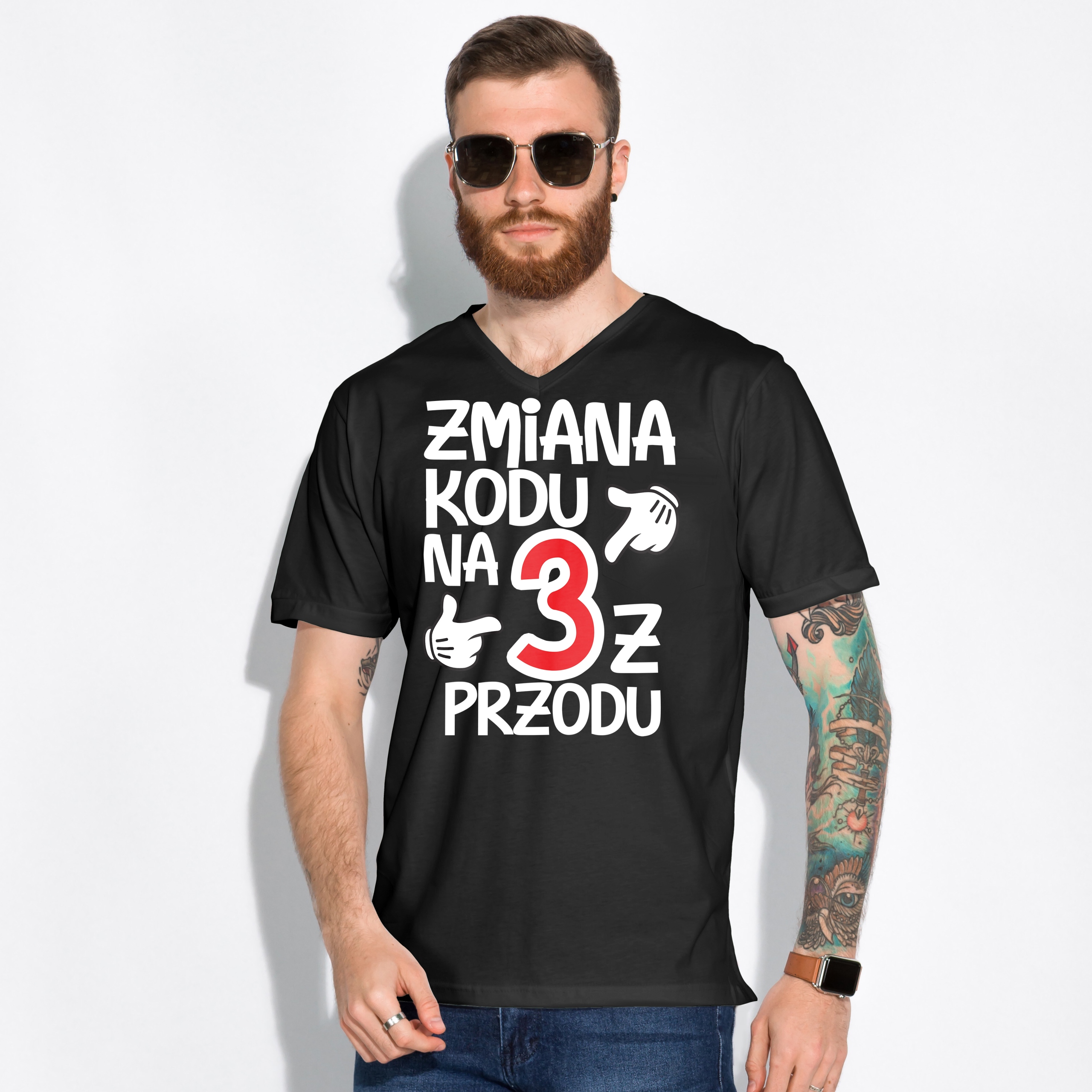 Koszulka męska czarna Zmiana Kodu Na 30 Urodziny Prezent Upominek