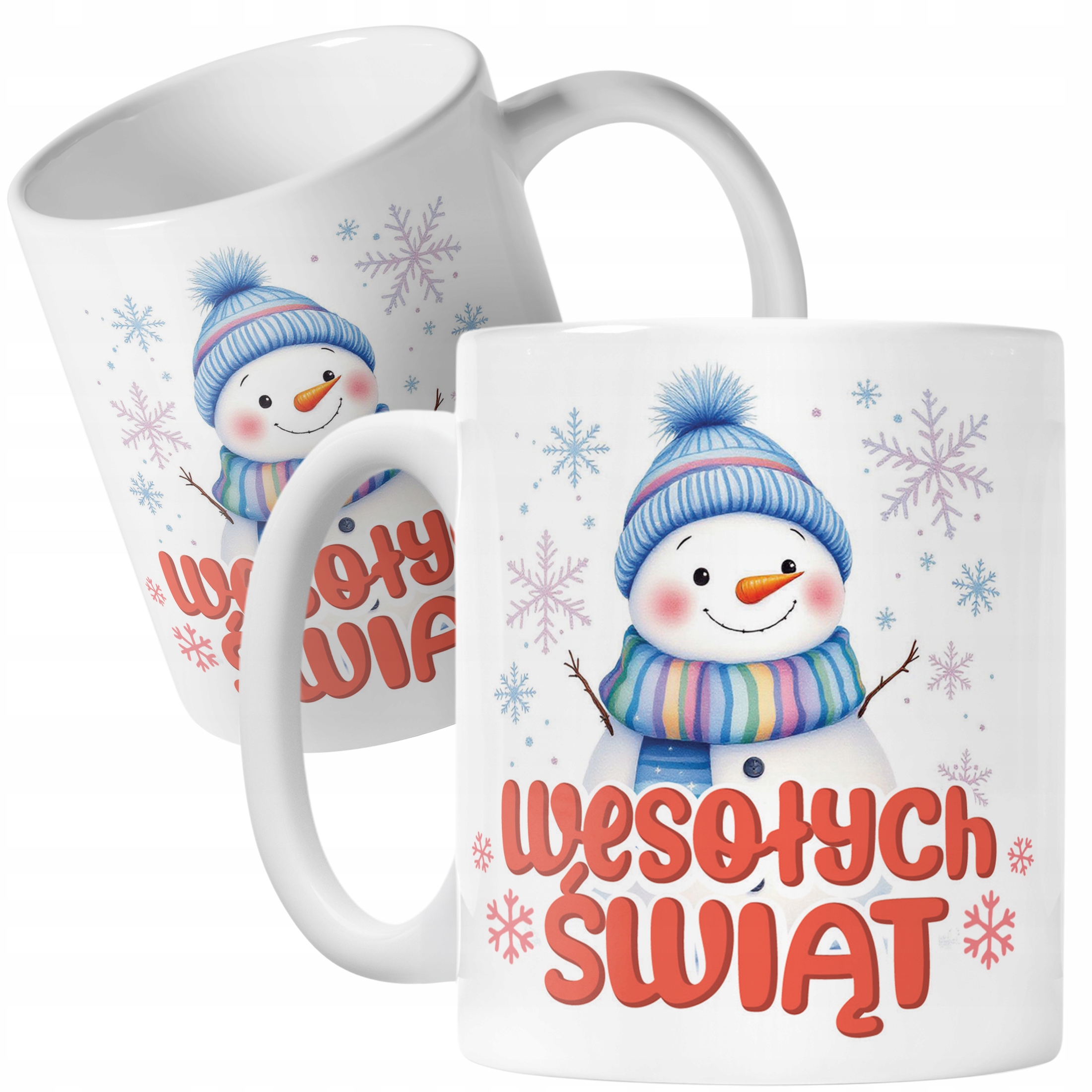 Kubek Ceramiczny Świąteczny Wesołych Świąt Boże Narodzenie Prezent