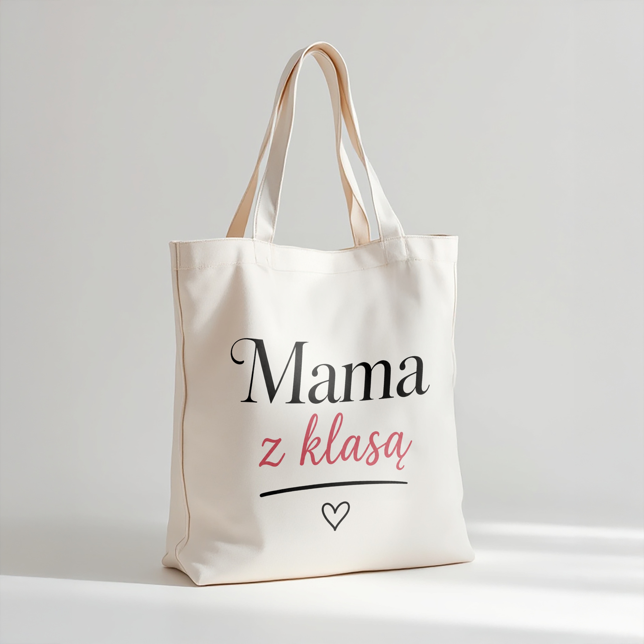 Torba dla mamy bawełniana premium prezent na Dzień Matki fajny prezent