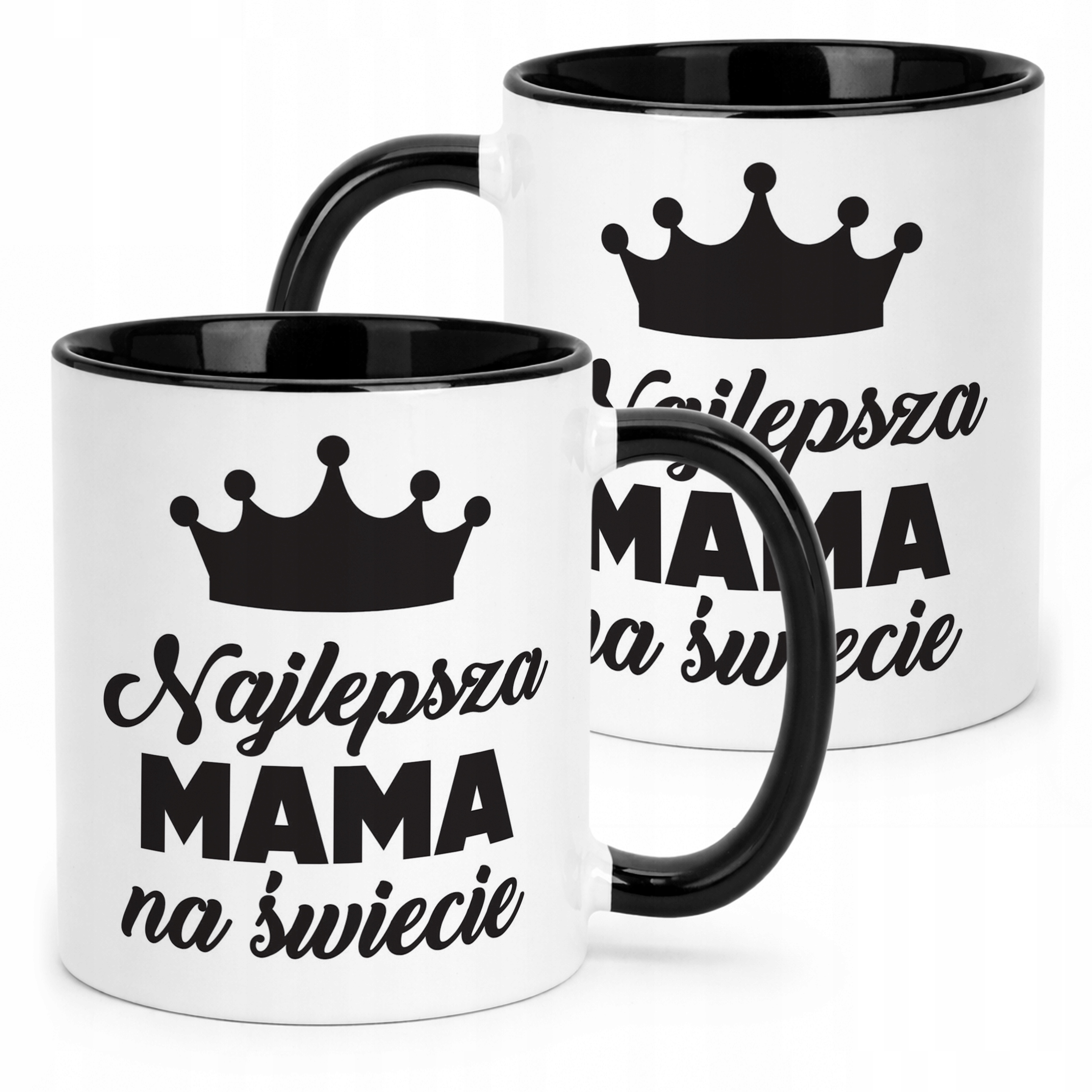 Kubek Czarny Dzień Matki Dla Mamy Prezent Najlepsza Mama na Świecie