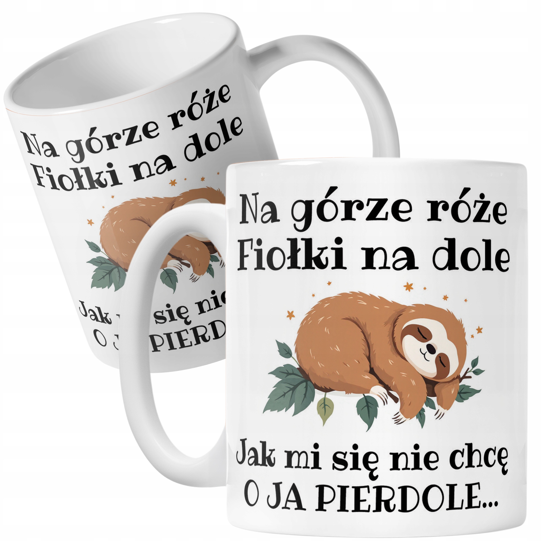 Kubek ceramiczny Jak Mi Się Nie Chcę Śmieszny Zabawny Prezent