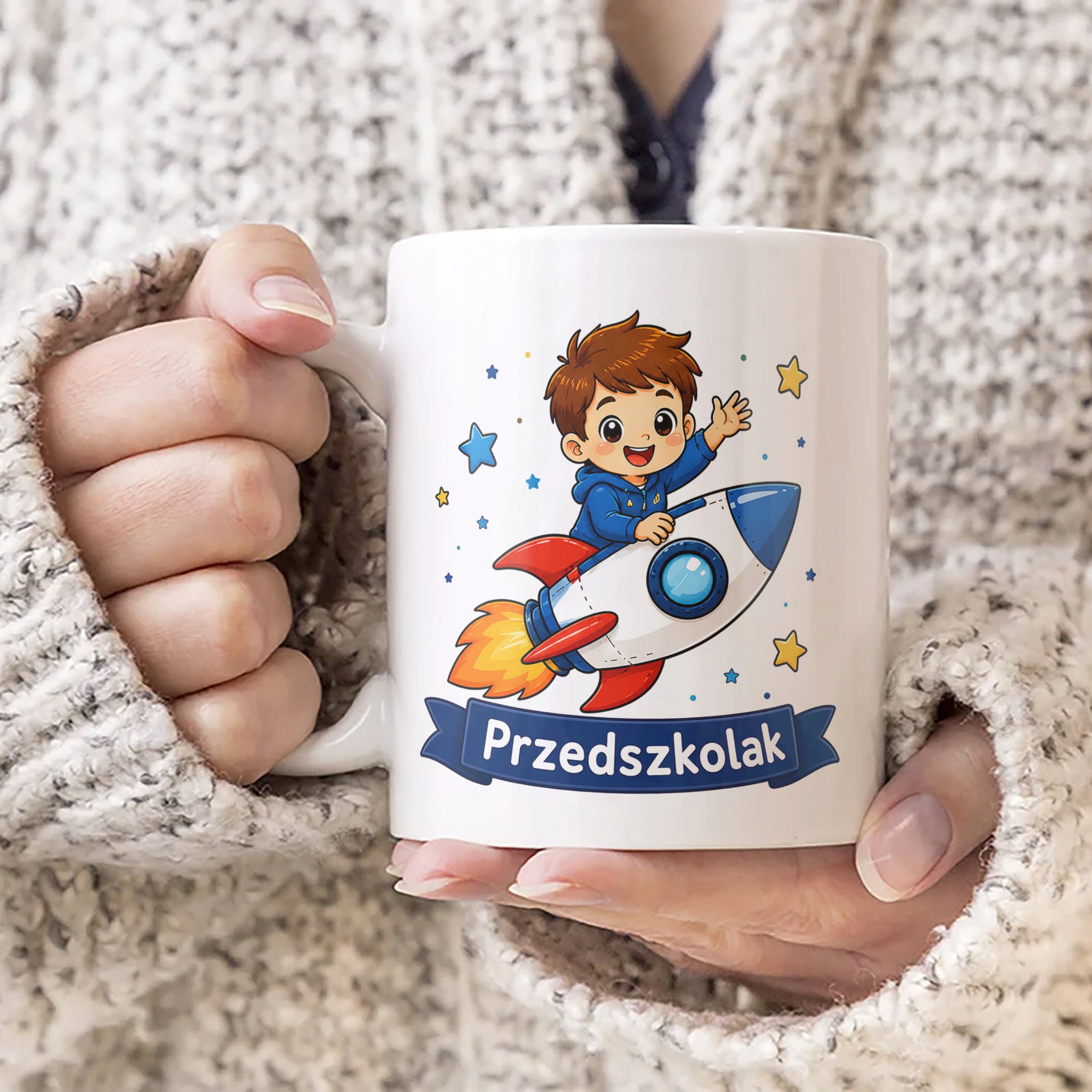 Zestaw Plecak Worek Kubek Z Nadrukiem Przedszkolak Szkoła Dla Dzieci