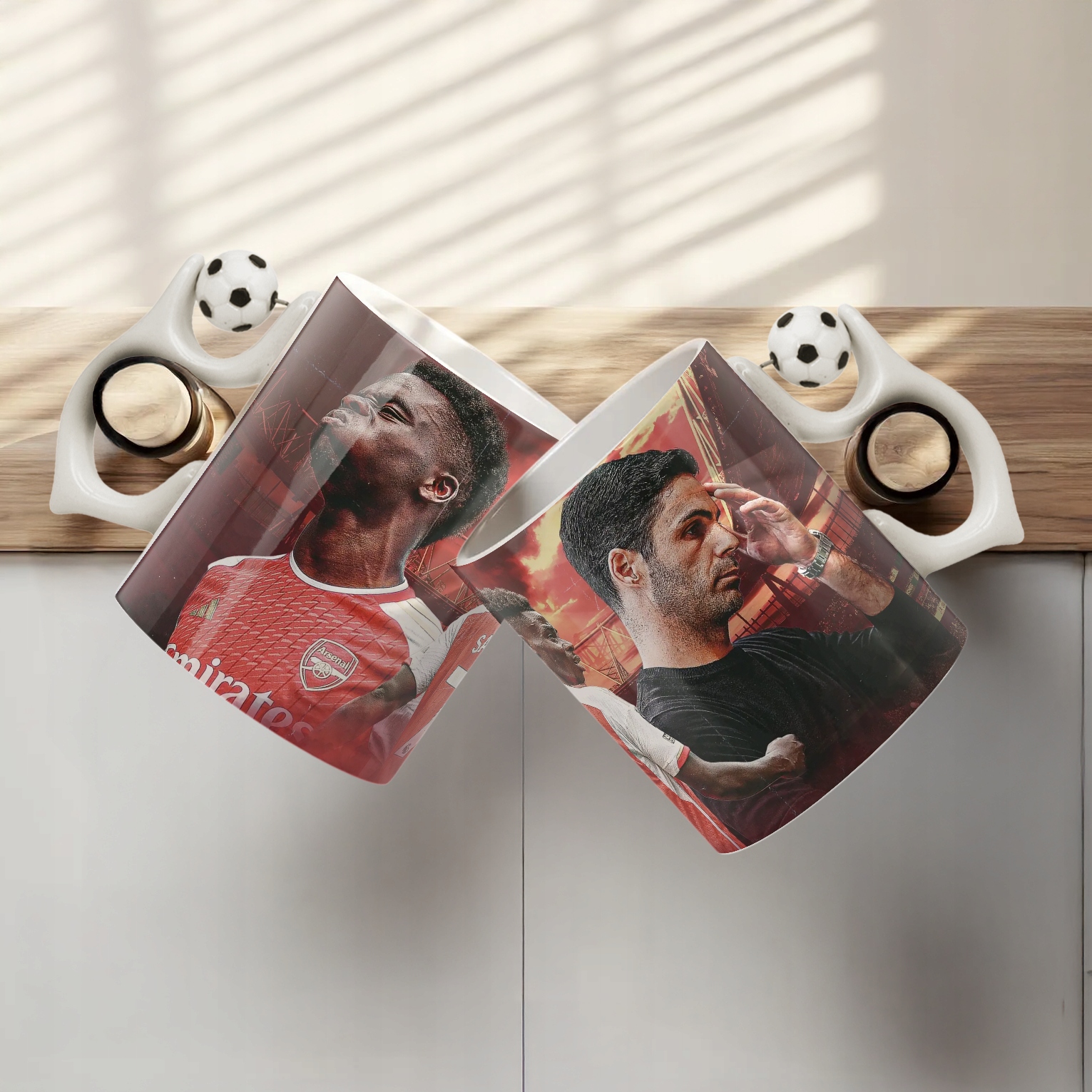 Kubek piłkarski Gabriel Jesus dla fanów Arsenal dla kibica