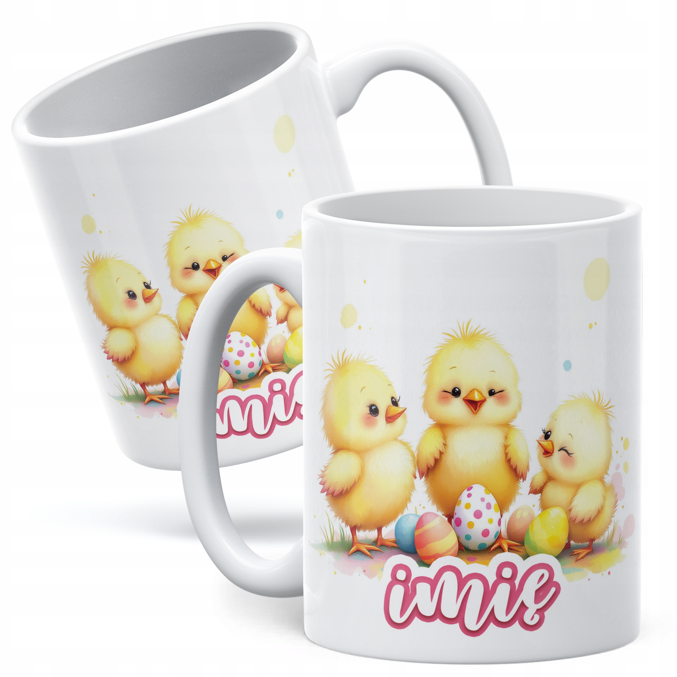 Kubek ceramiczny Wielkanocny Personalizowany Z okazji Świąt Wielkanocnych