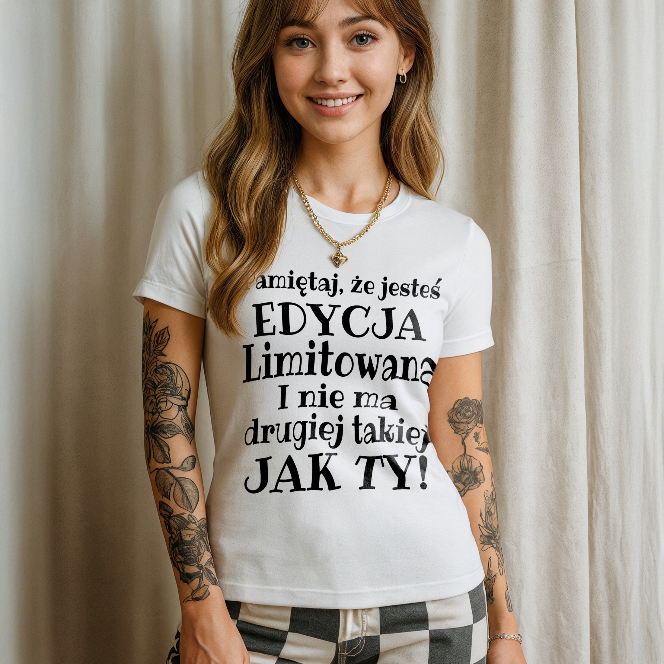 Koszulka biała damska Edycja Limitowana Zabawny Prezent