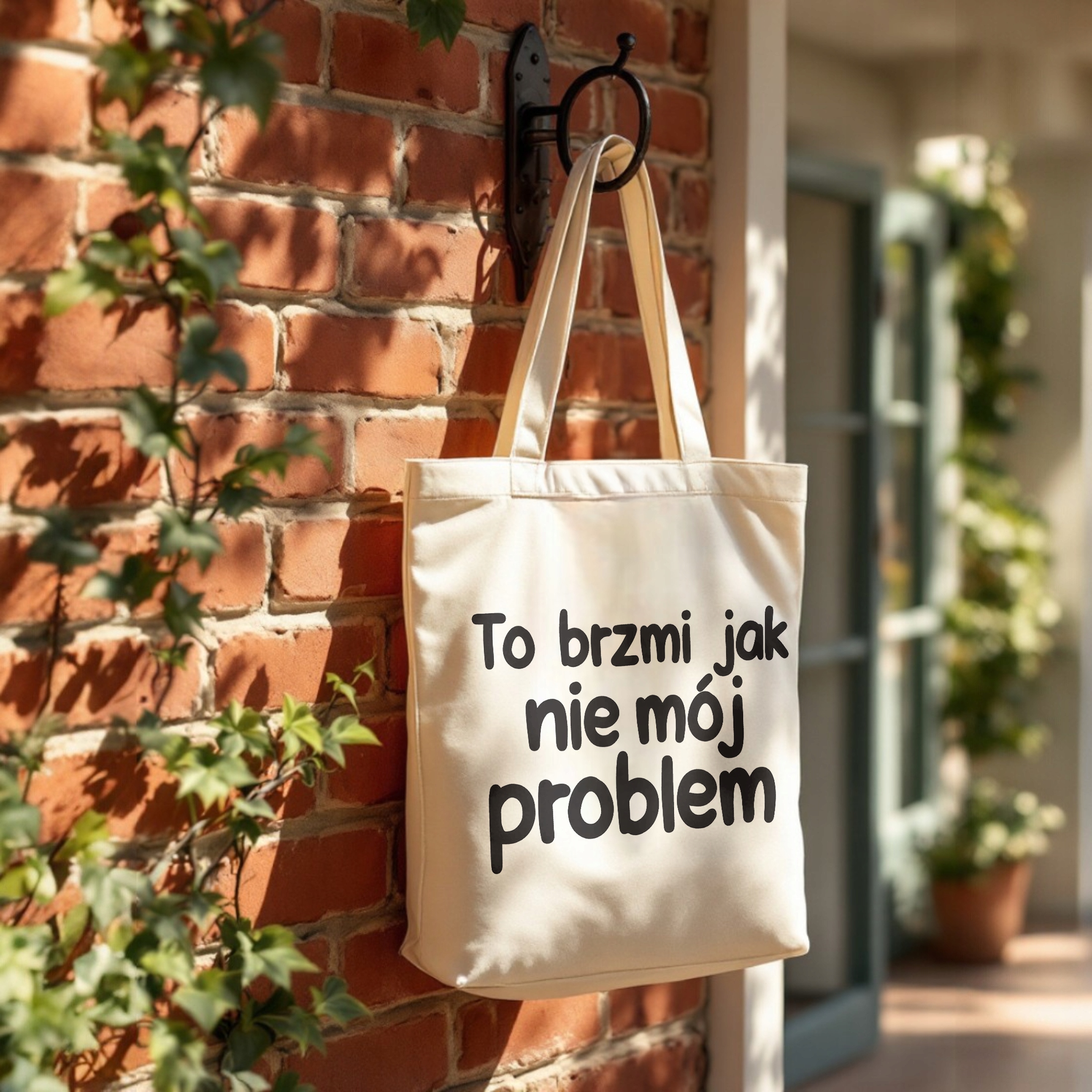 Torba bawełniana premium To Brzmi Jak Nie Mój Problem Zabawny Prezent