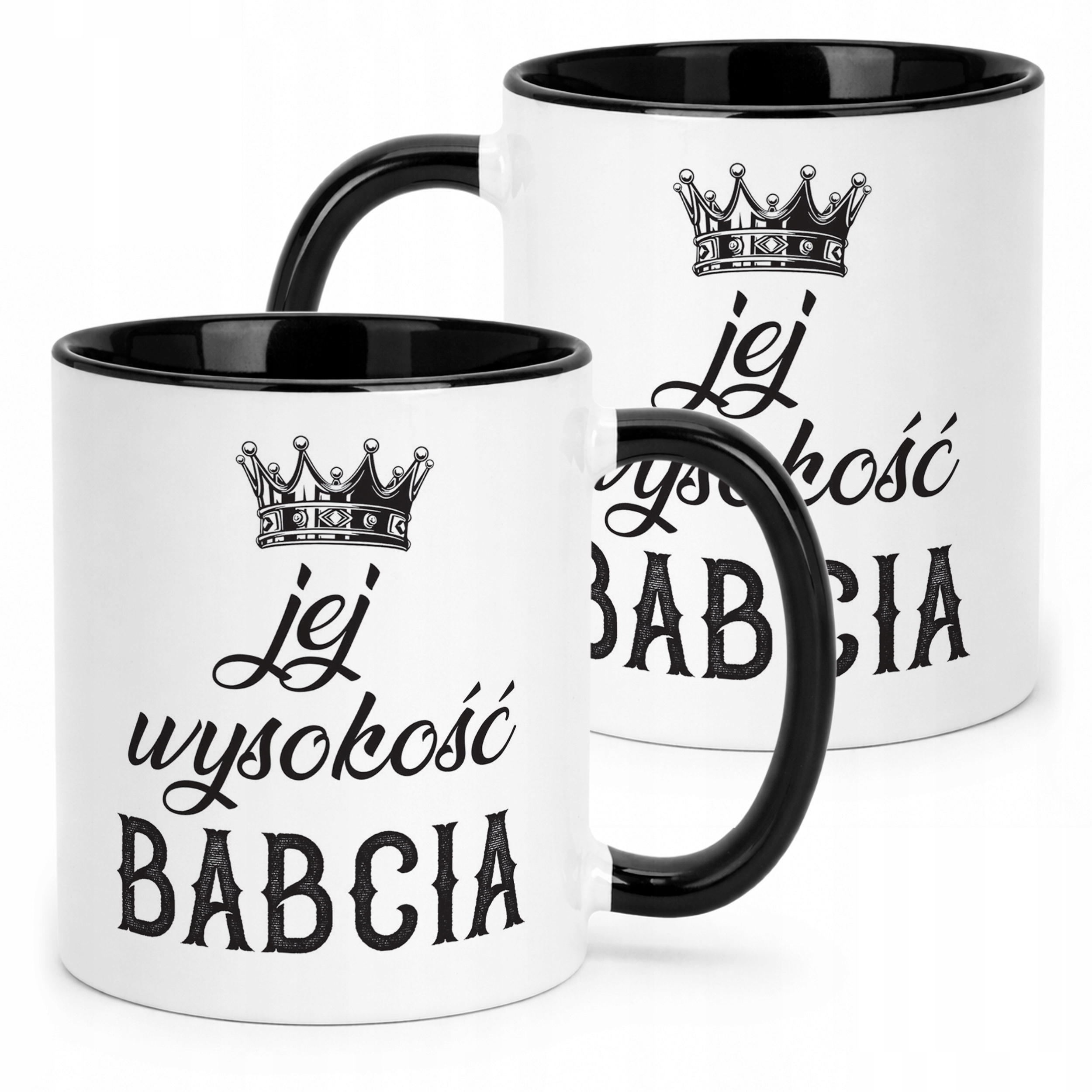 Kubek Czarny Dzień Babci Dla Babci Prezent Upominek