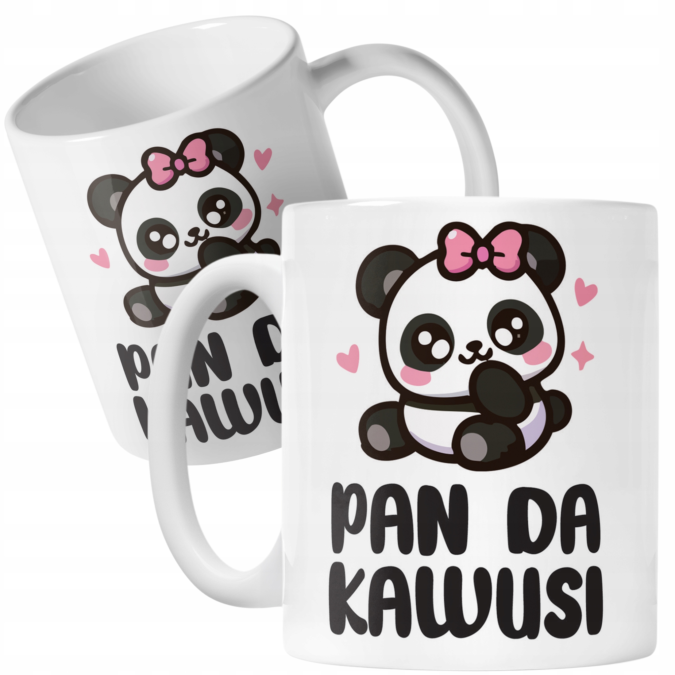 Kubek ceramiczny Pan Da Kawusi Panda Śmieszny Zabawny Prezent