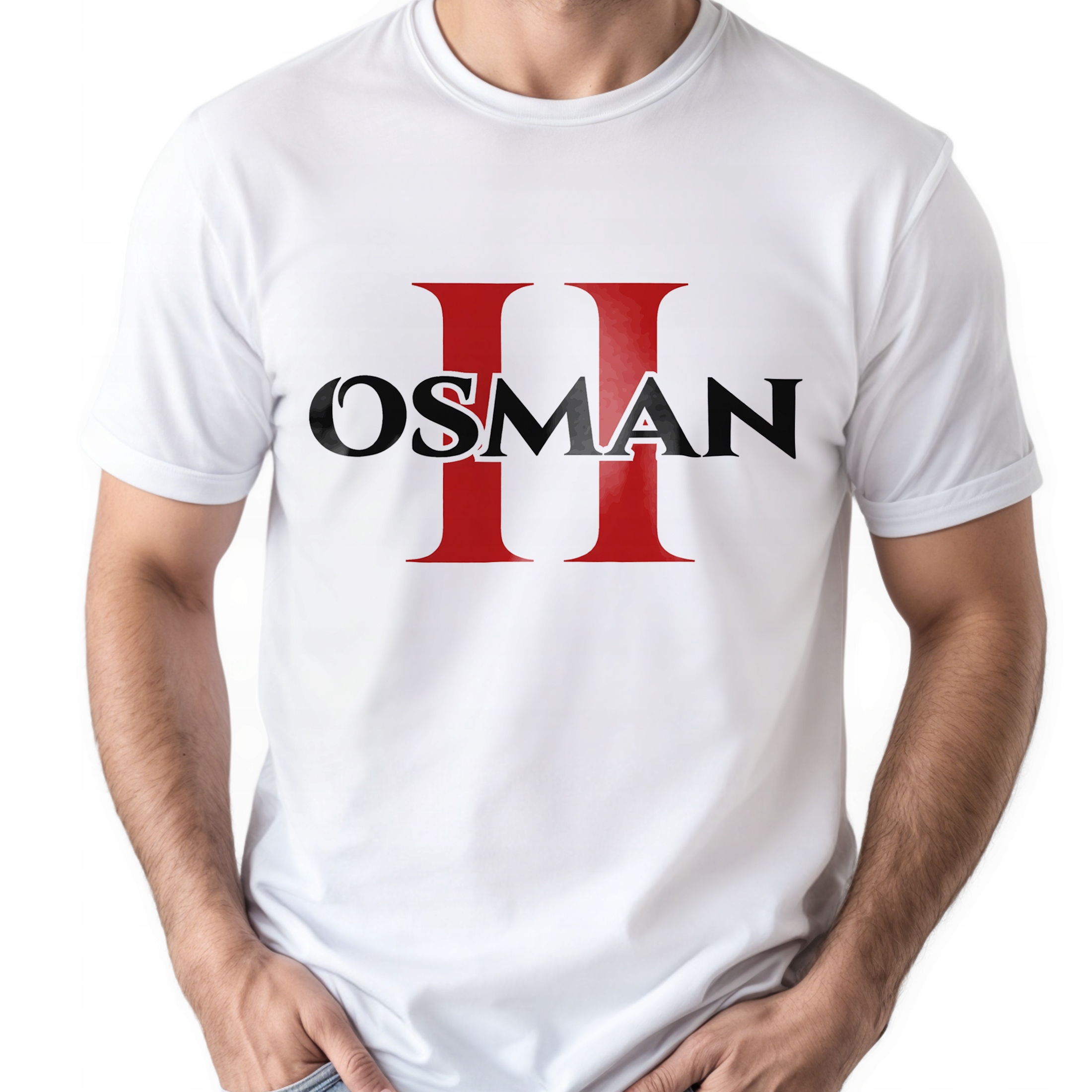 Koszulka biała męska Osman II The Office PL Darek Wasiak Serial r. 3XL