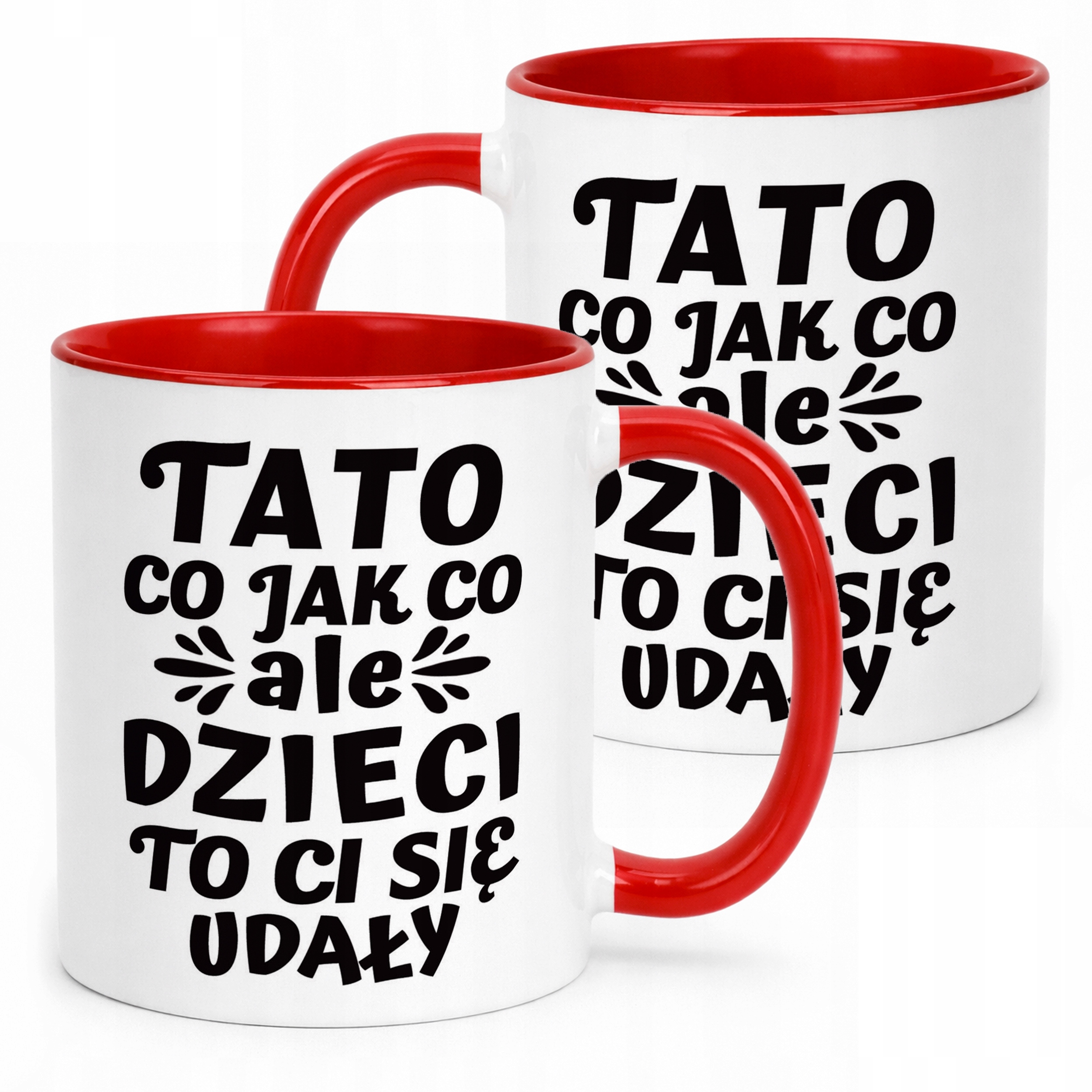 Kubek ceramiczny Dzień Ojca Dla Taty Dzieci To Ci Się Udały Prezent