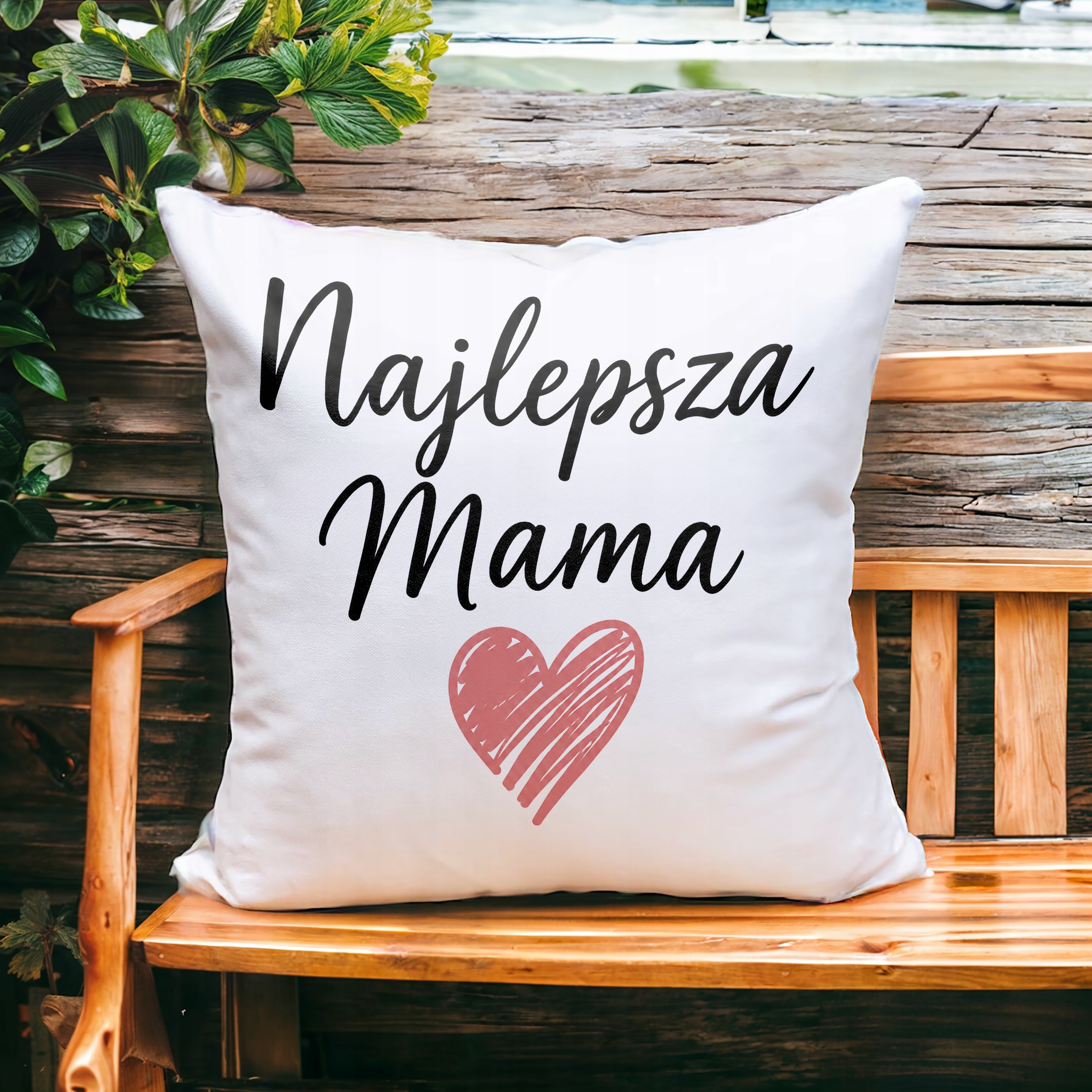 Prezent na Dzień Matki poduszka 38x38cm dla mamy pomysł na prezent mamy