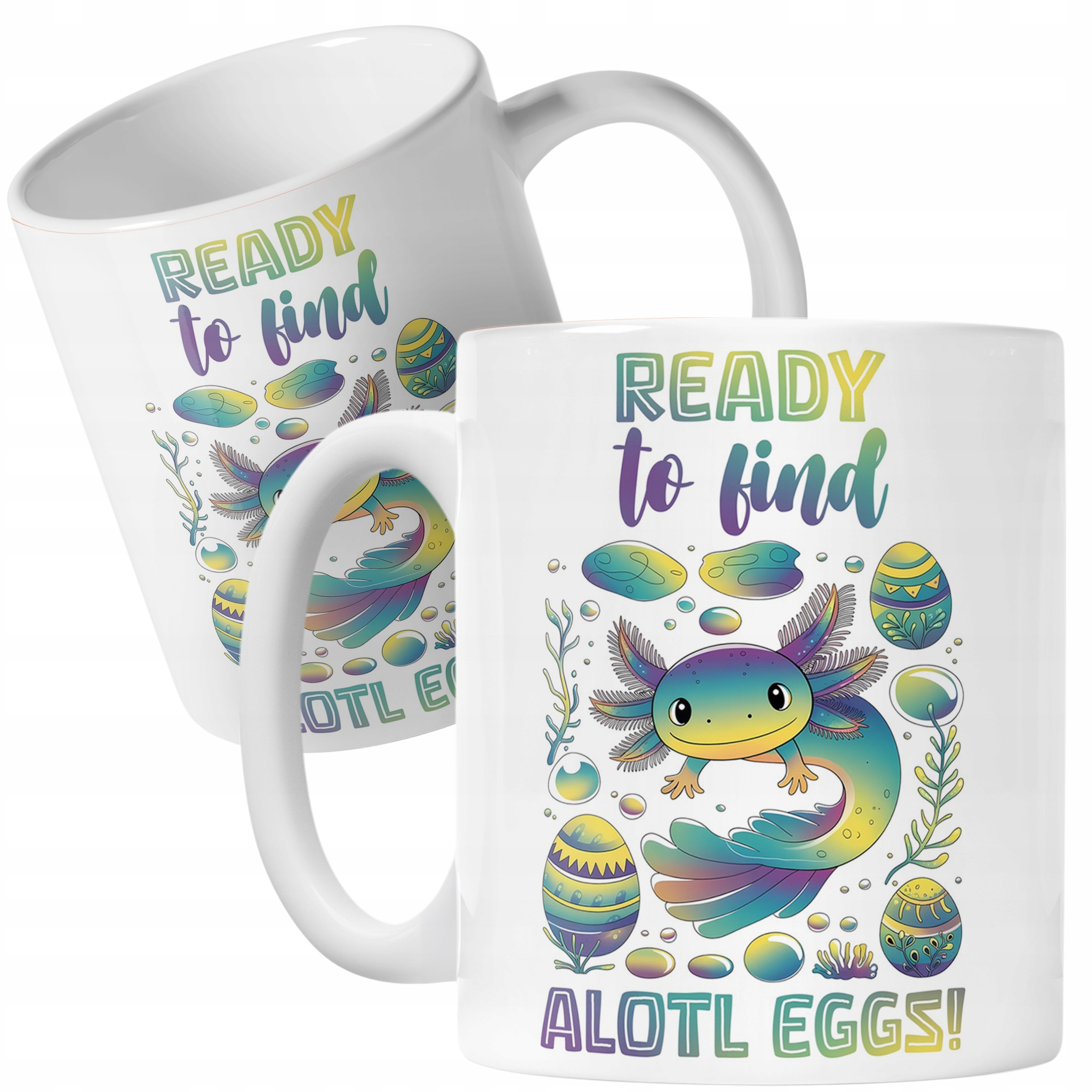 Stylowy kubek dla dzieci Aksolotl Axolotl Mine craft Różowy Zwierzak HIT