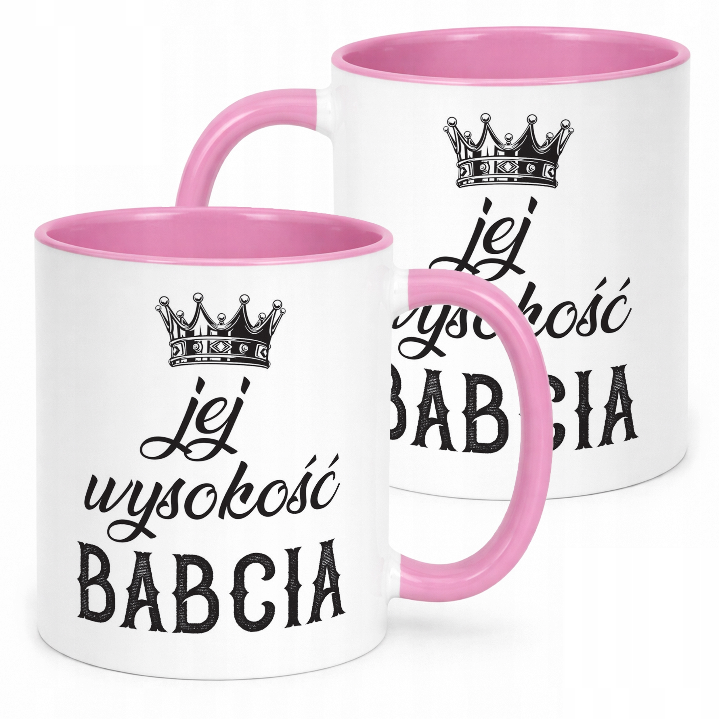 Kubek Różowy Dzień Babci Dla Babci Prezent Upominek