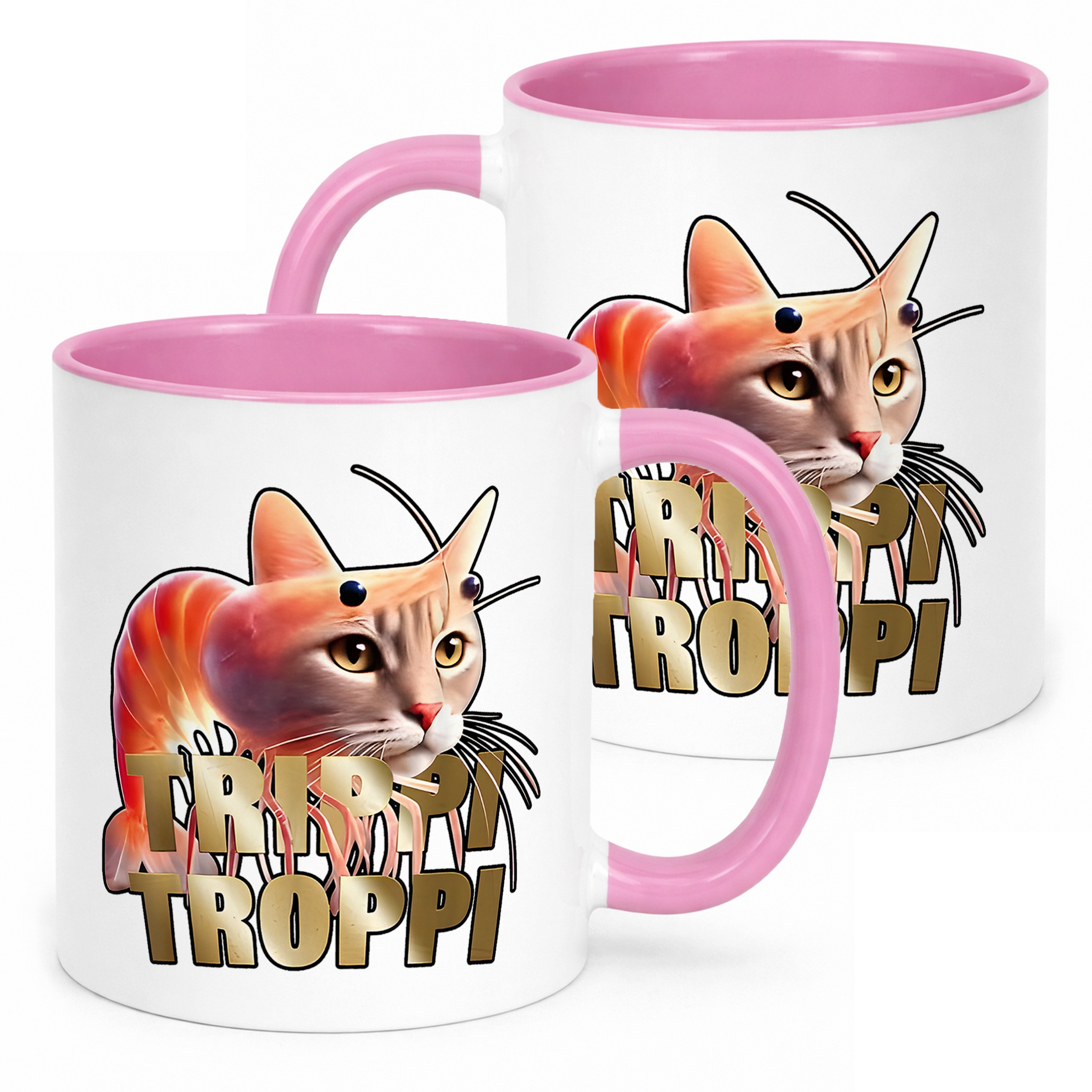 Kubek Różowy Trippi Troppi viral tiktok brainrot mem