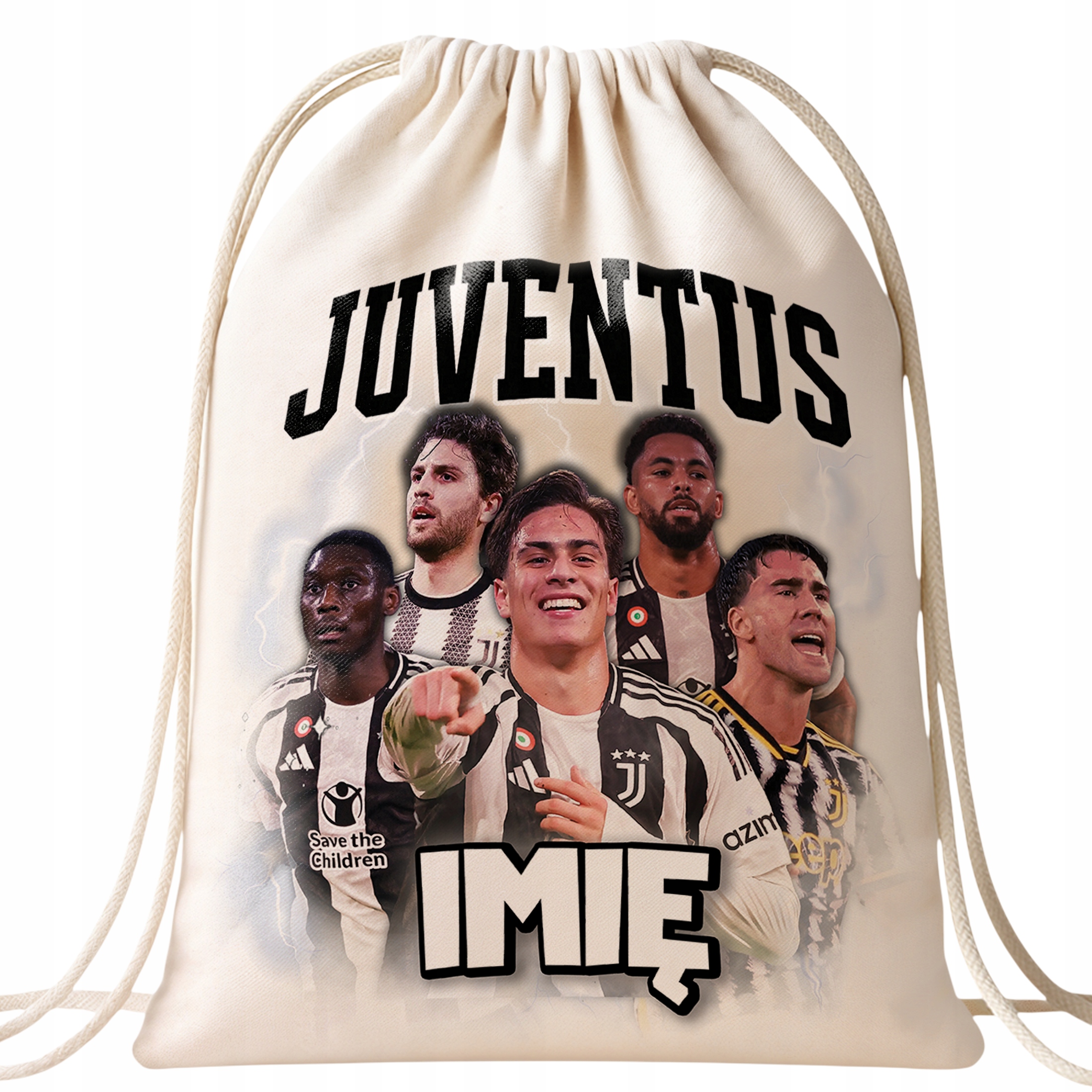 Zestaw personalizowany Kubek + Plecak Juventus Yildiz Muani