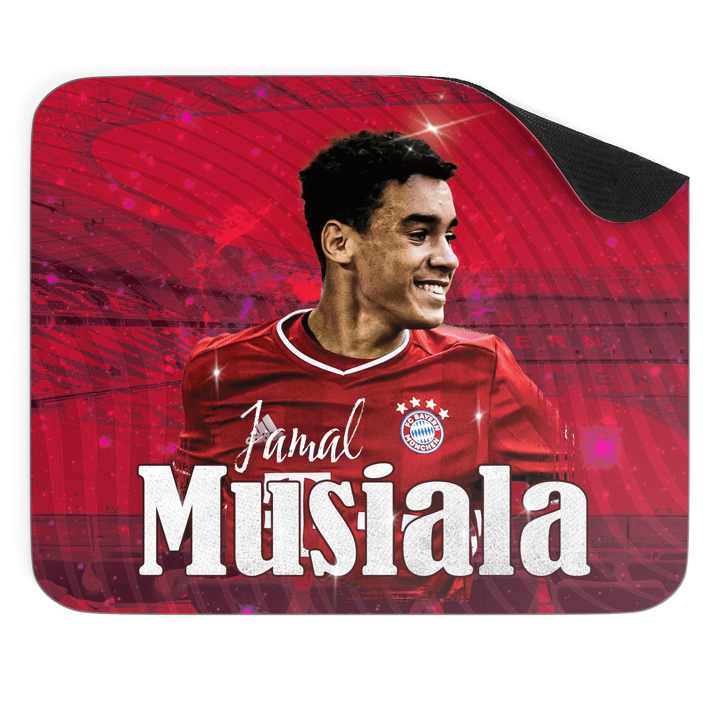 Zestaw Kubek Piłkarski + Podkładka pod mysz Jamal Musiala Bayern Monachium
