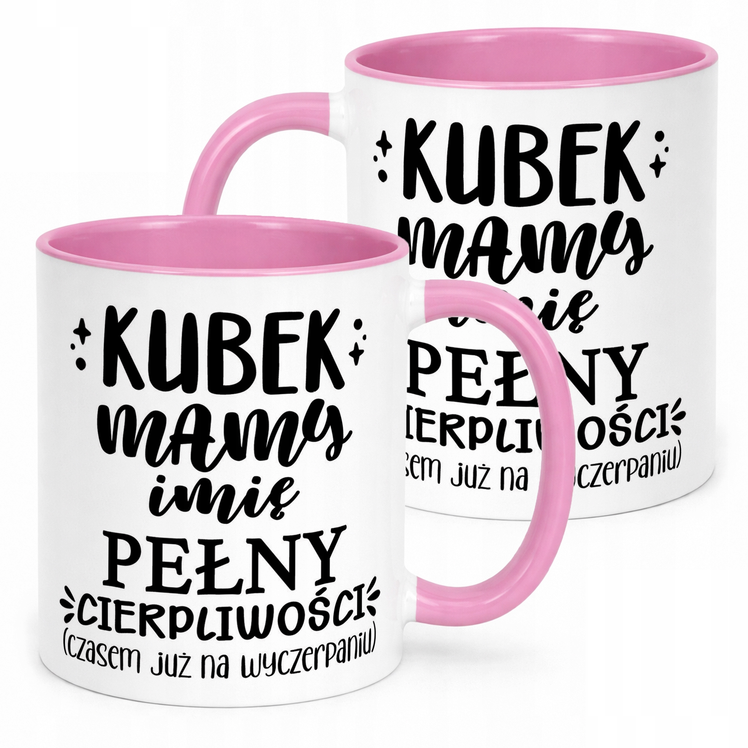 Kubek Różowy Personalizowany Dzień Matki Dla Mamy Prezent Upominek