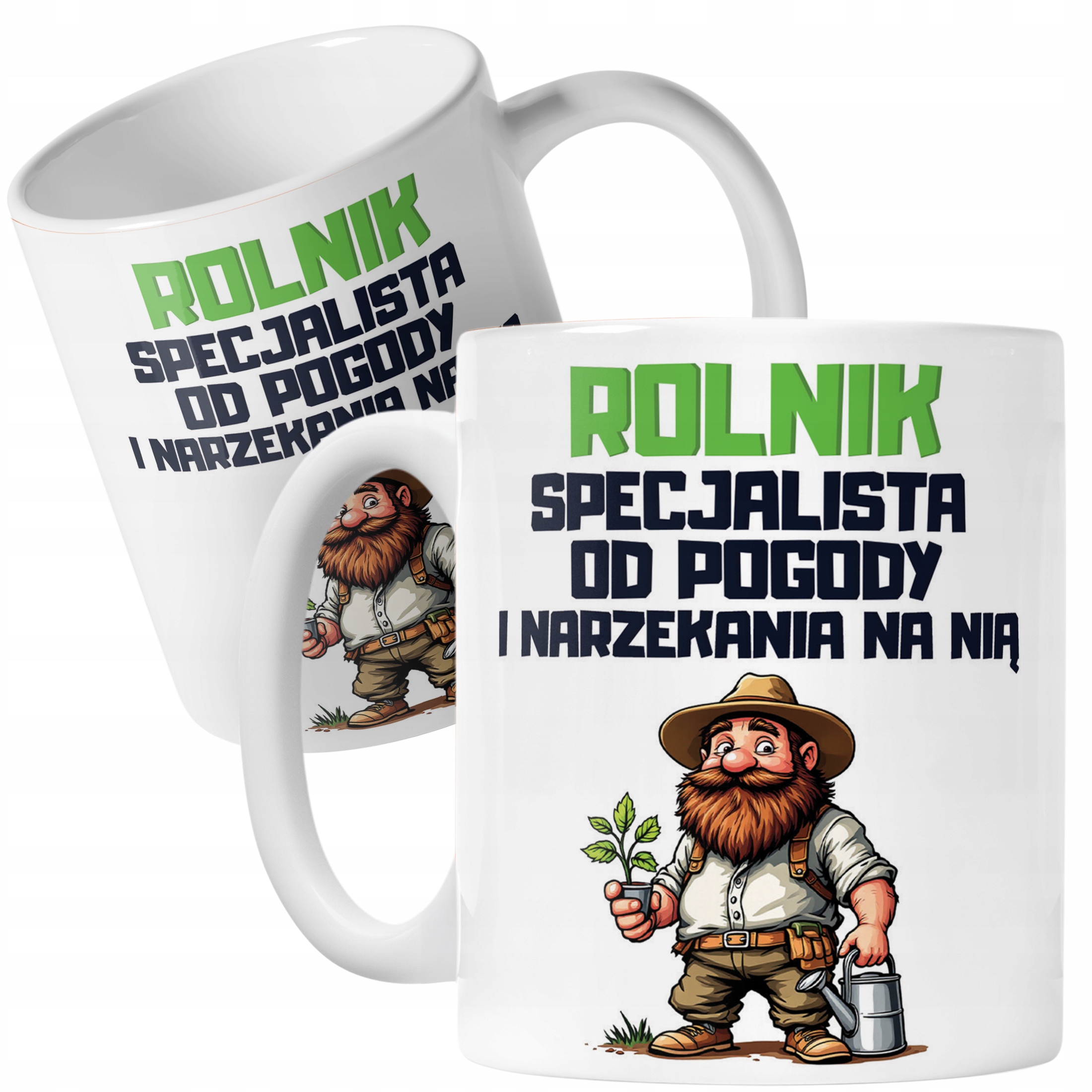 Kubek ceramiczny Rolnik Dla Rolnika Traktor Zabawny Prezent Upominek