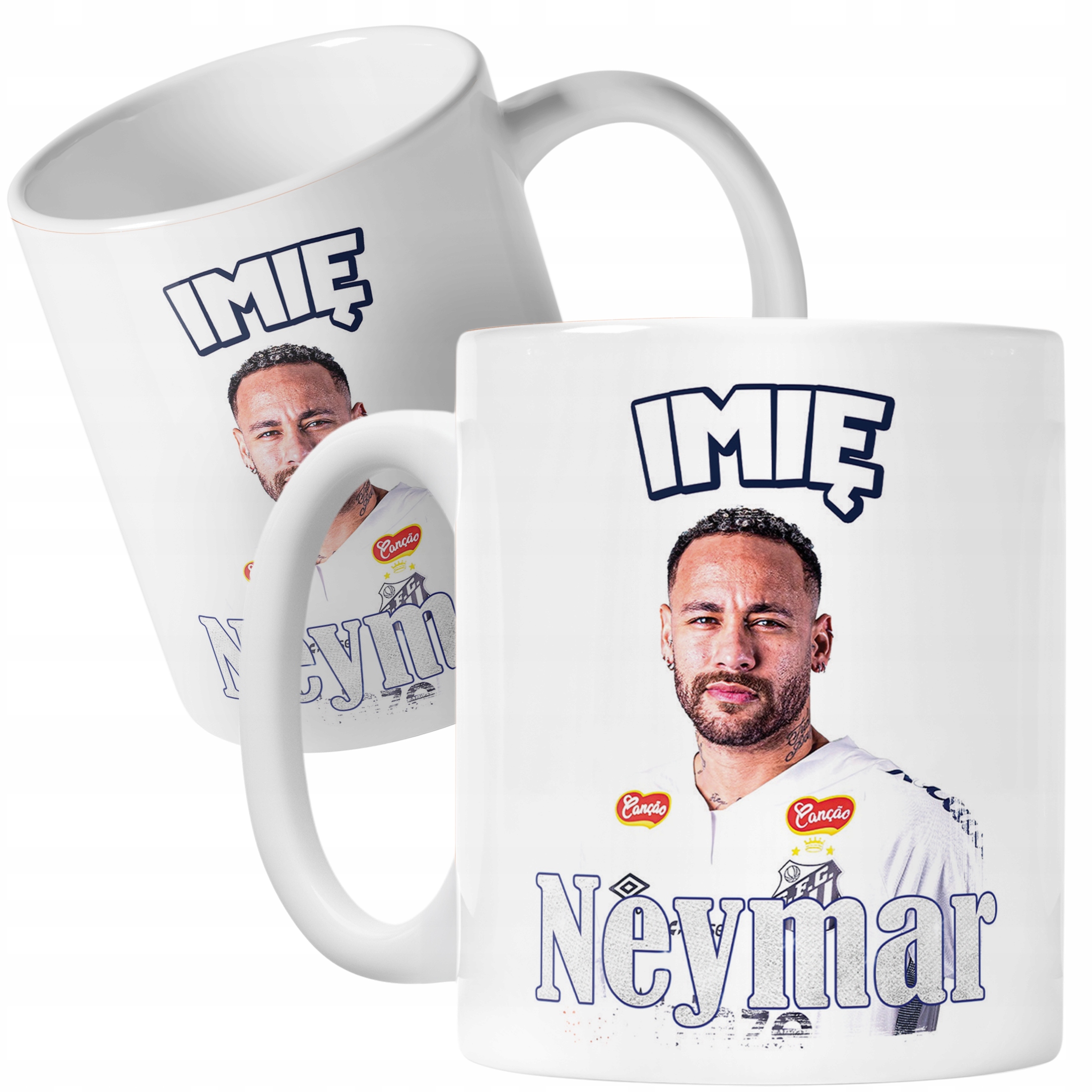 Kubek personalizowany Neymar dla kibiców Santos FC Prezent