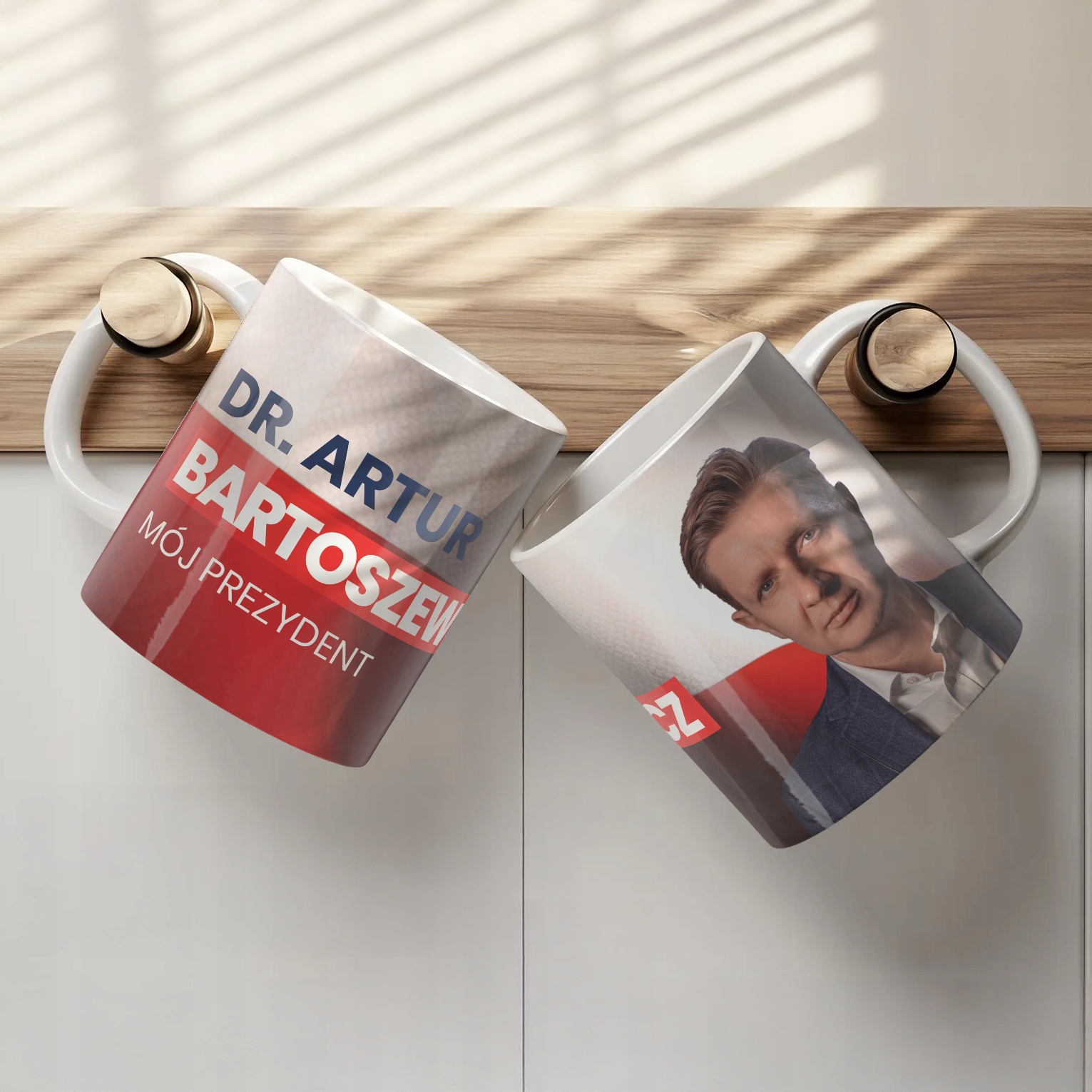 Kubek ceramiczny Dr.Artur Bartoszewicz Mój Prezydent #Bartoszewicz2025 777