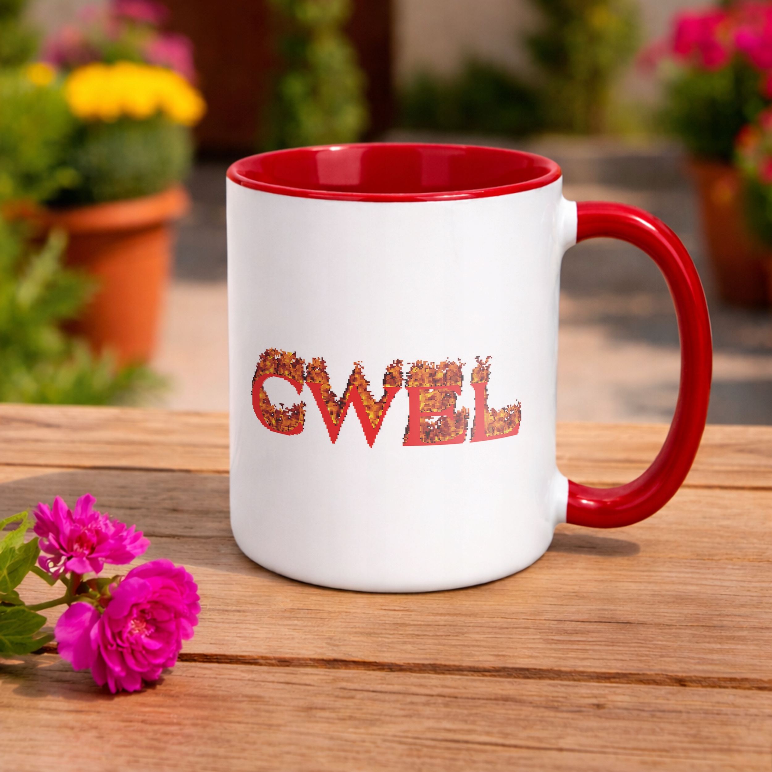 Kubek ceramiczny Cwel Śmieszne Memy Zabawne Prezent